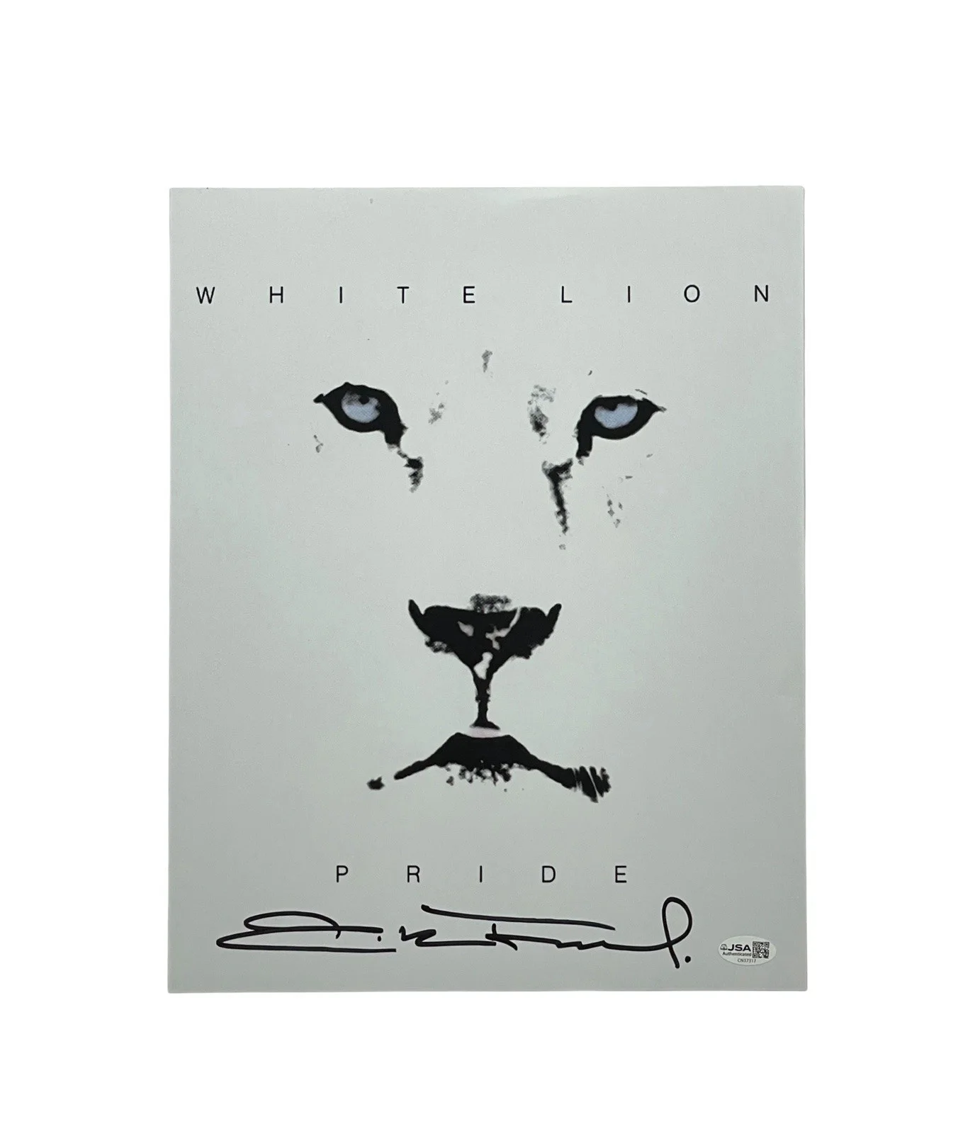 Mike Tramp of White Lion Autographed Hand Signed 11x14 Pride Album Photo JSA COA, изображение 2