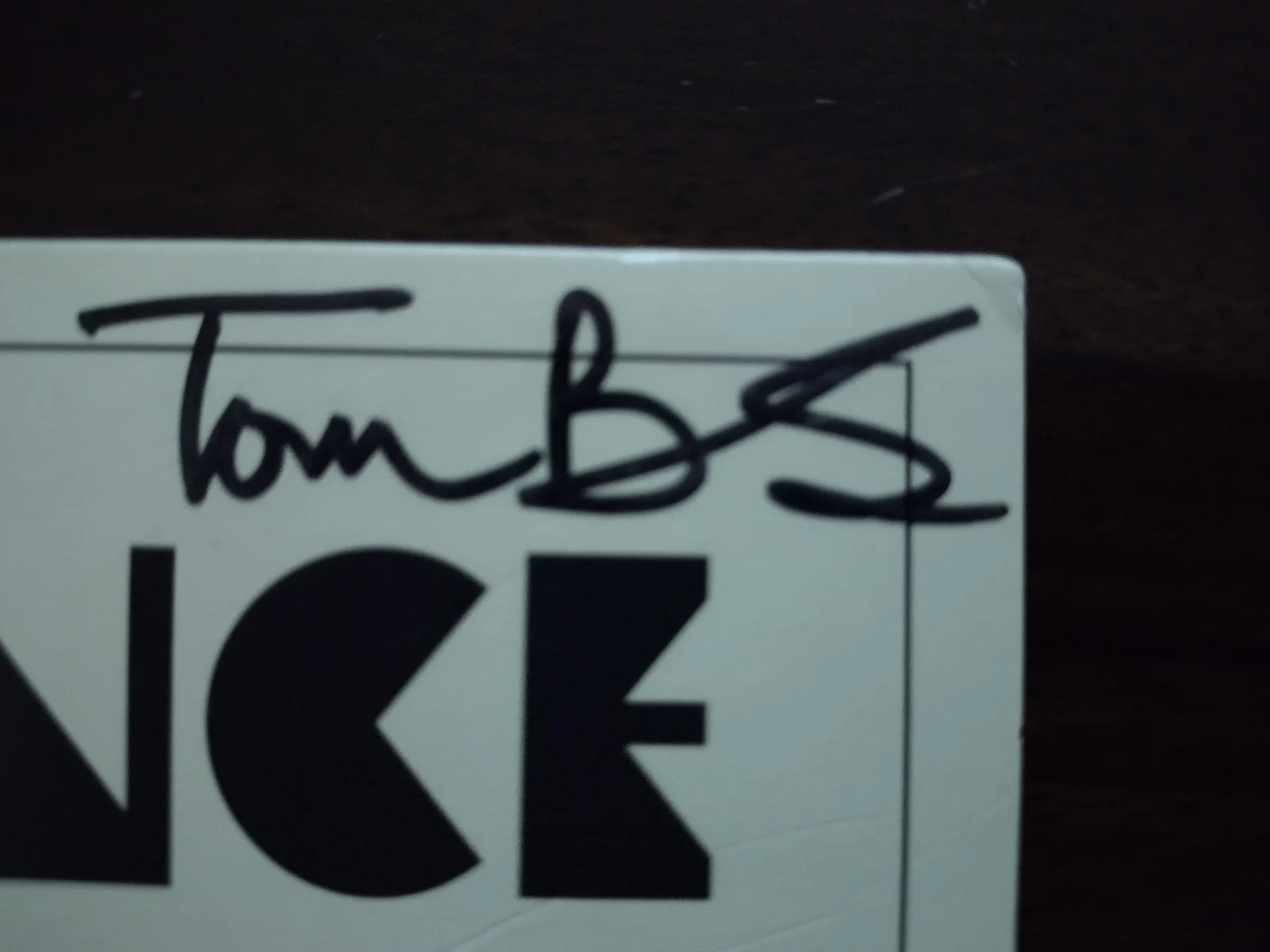 Tom Bailey (Thompson Twins) Signed Science Fiction CD, image 3
