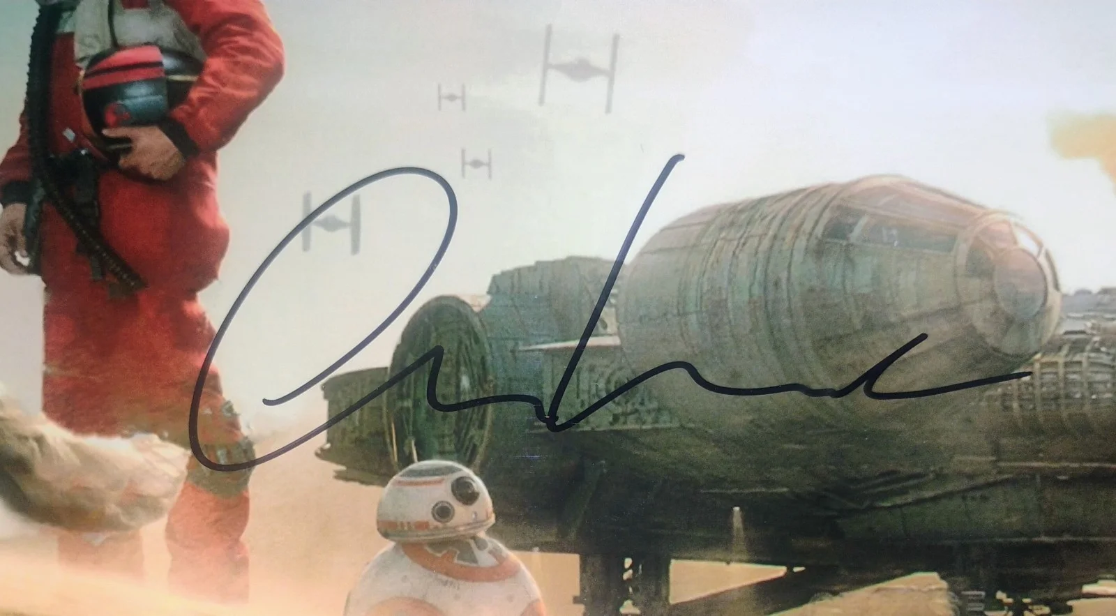 Star Wars 4x Hand Signed Photo Oscar Isaac, Daisy Ridley, John Boyega NO TARIFF, изображение 4