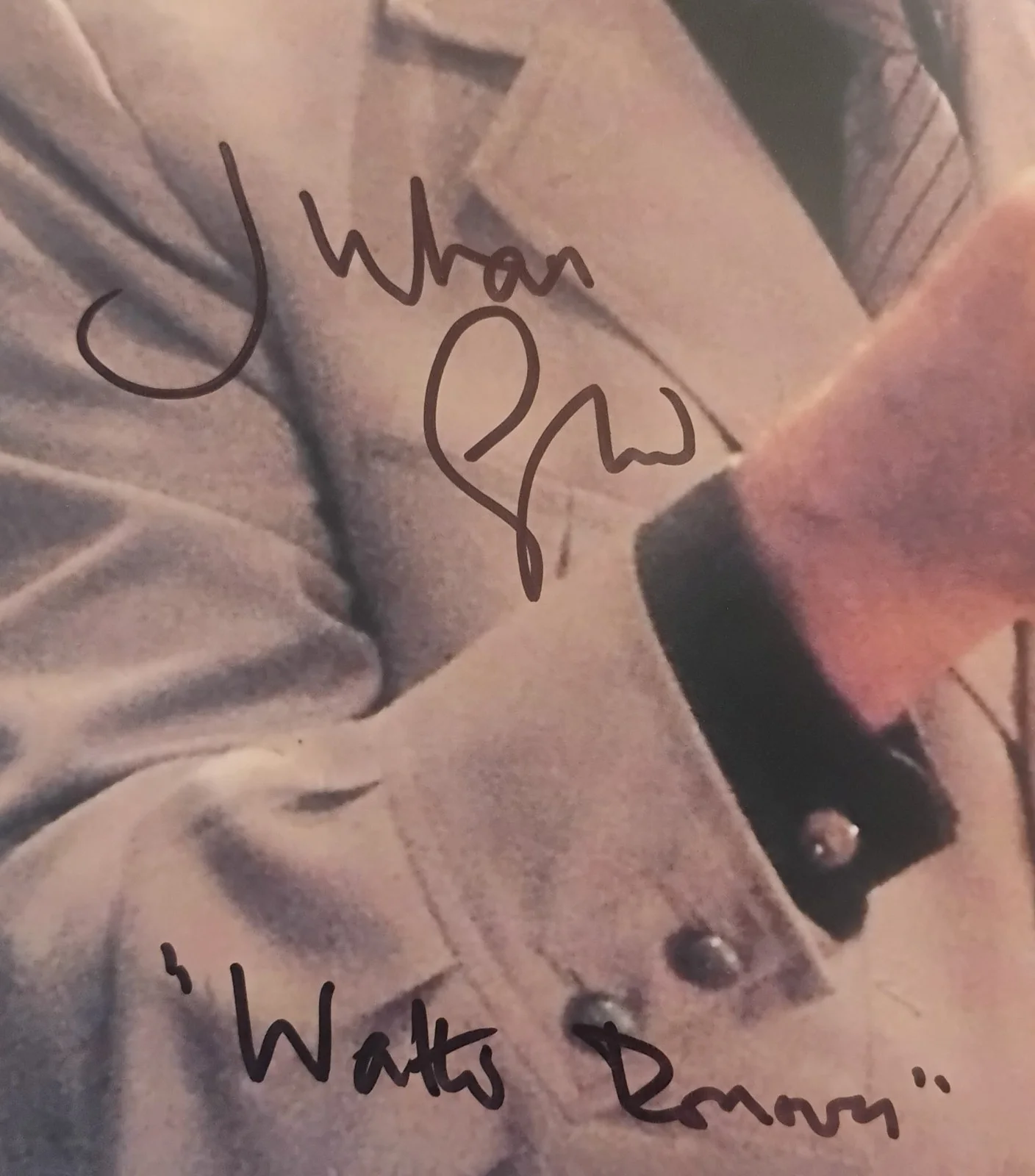 Julian Glover Hand Signed 8x10 Photo SWAU COA Indiana Jones NO TARIFFS, изображение 3