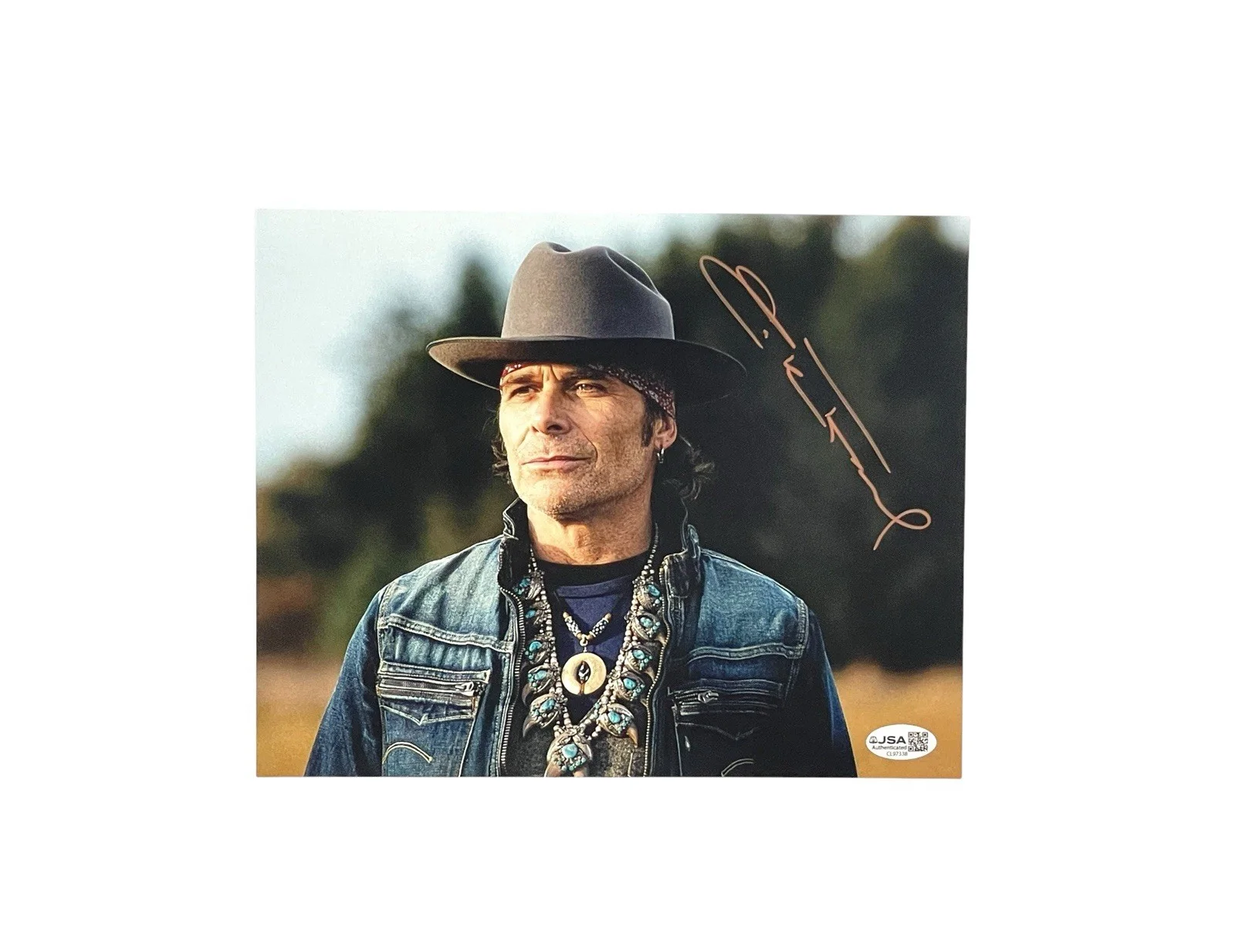 Mike Tramp of White Lion Autographed Hand Signed 8x10 Photo JSA Certified 🤘🎙️, изображение 2