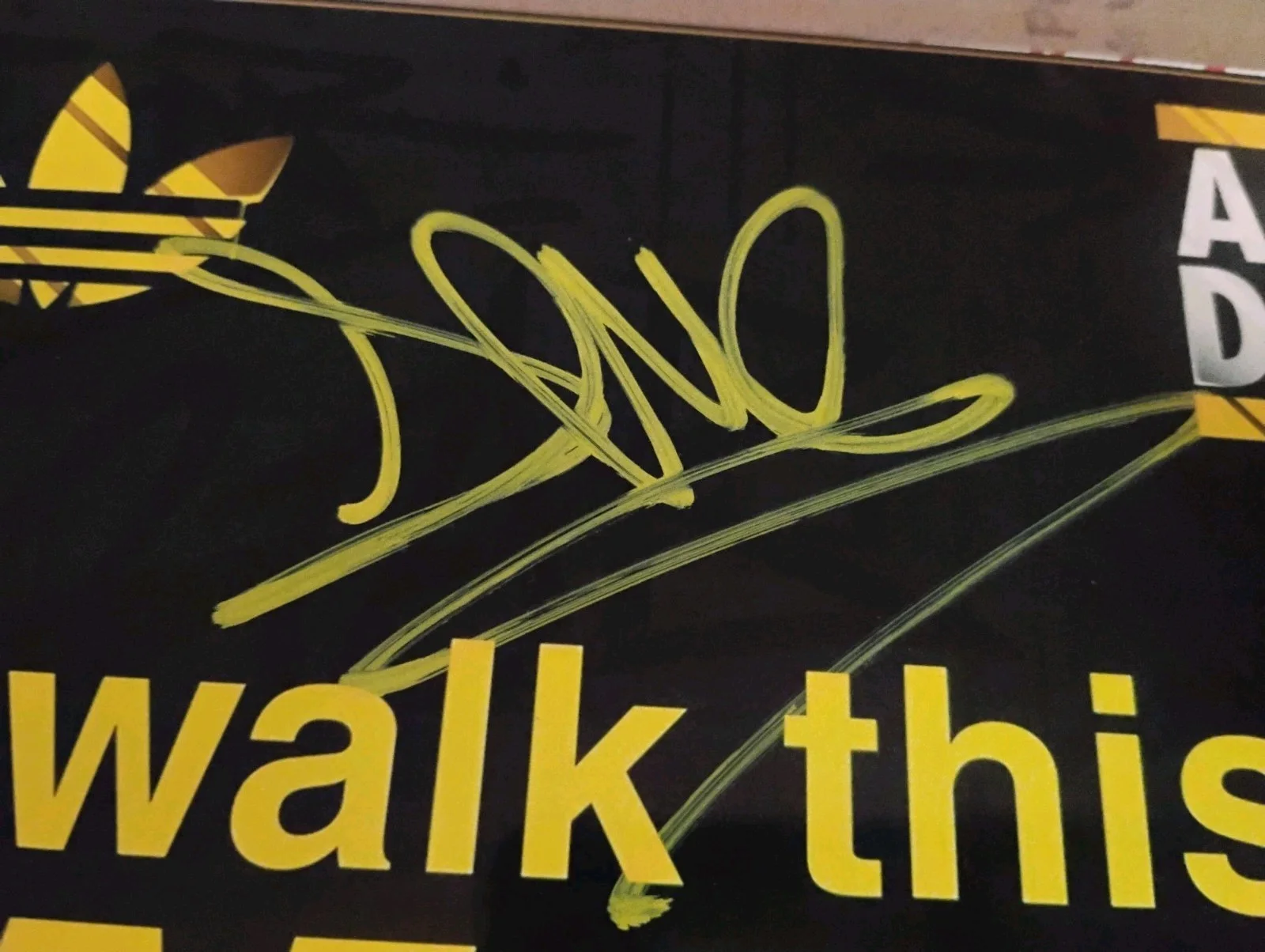 RUN DMC RAP HIP HOP ICON DARYL MCDANIELS LEGEND SIGNED WALK THIS WAY 8X10 PHOTO, image 2