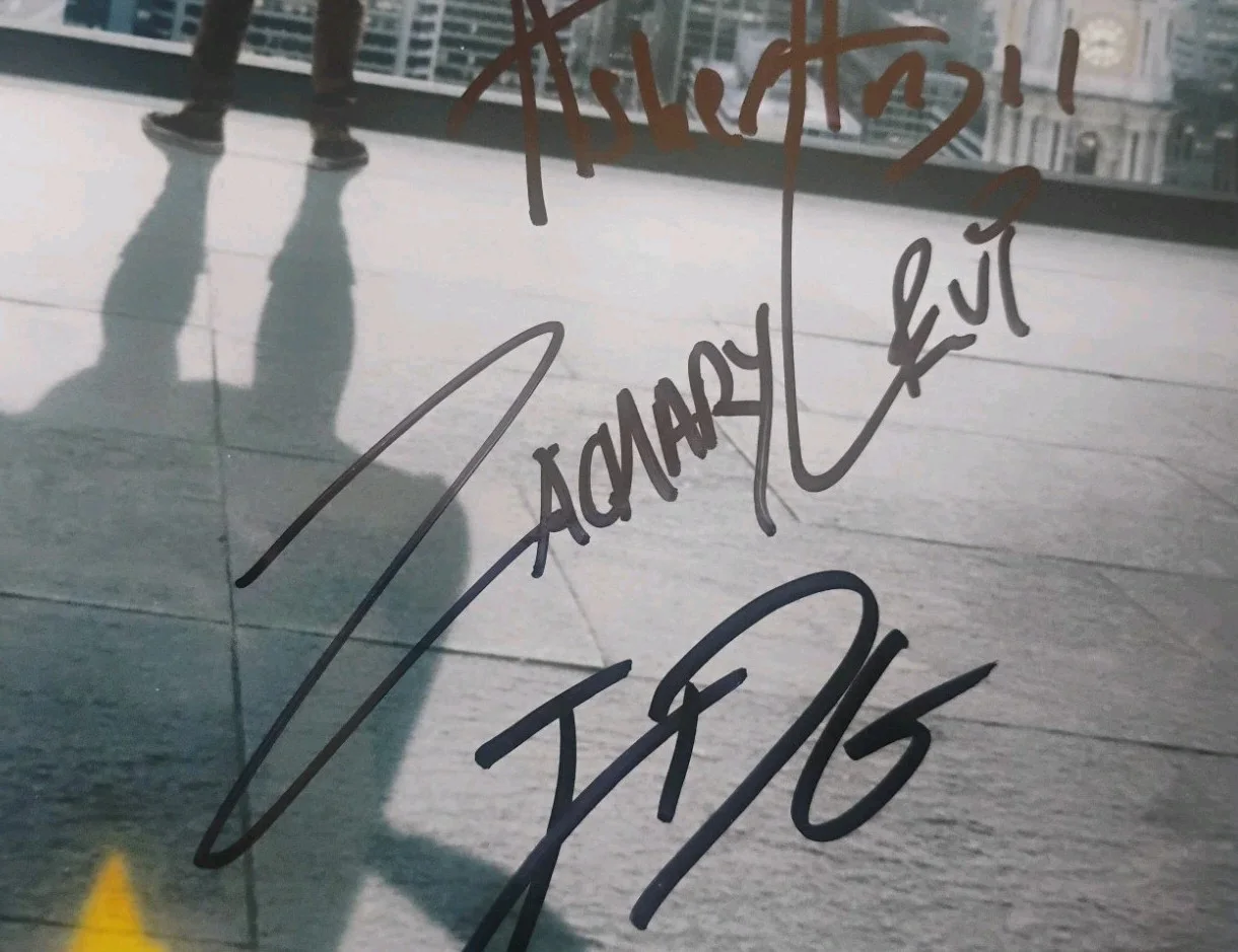 Shazam Cast Hand Signed Photo COA Jack Dylan Gazer, Zach Levi NO US TARIFFS, image 4