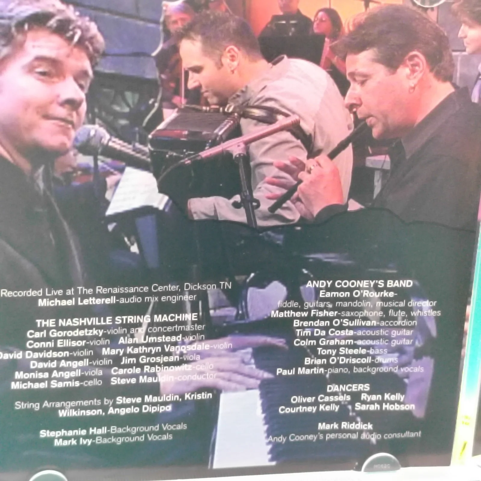 Andy Cooney CD Live Concert Irish PBS Autographed Signed Comedy Collectible, изображение 5