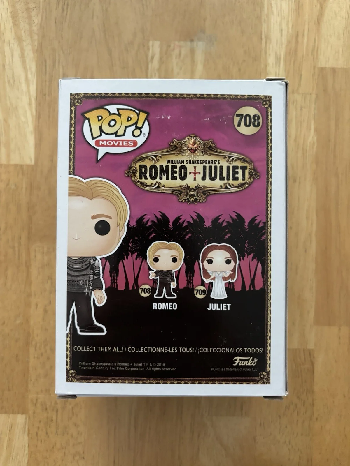 Leonardo DiCaprio — Leonardo DiCaprio Romeo & Juliet Signed Autographed #708 Funko Pop JSA Coa, изображение 4