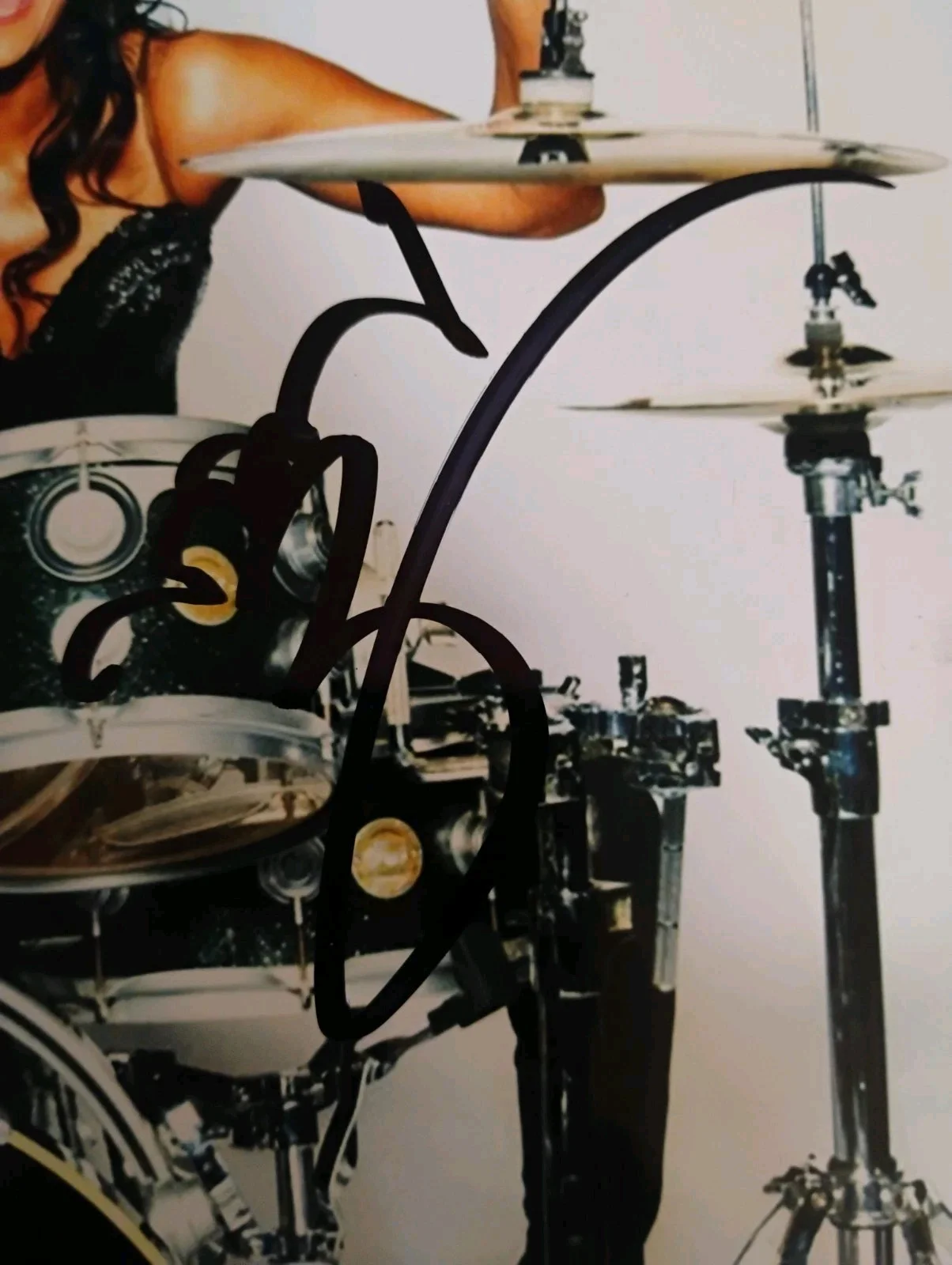 SHEILA E — SHEILA E DRUMMER PERCUSSION STAR GLAMOROUS LIFE SINGER SIGNED 8X10 PHOTO PROOF, изображение 2
