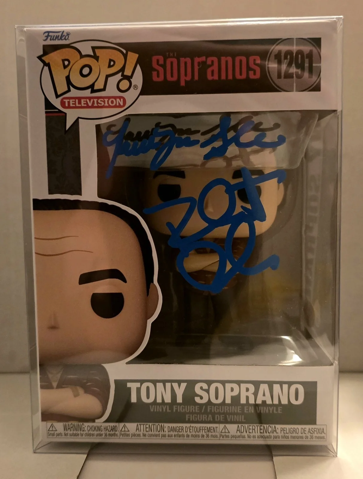 Robert Iler — Robert Iler & Jamie-Lynn Sigler Autograph Signed Tony Soprano Funko Pop 1291 JSA