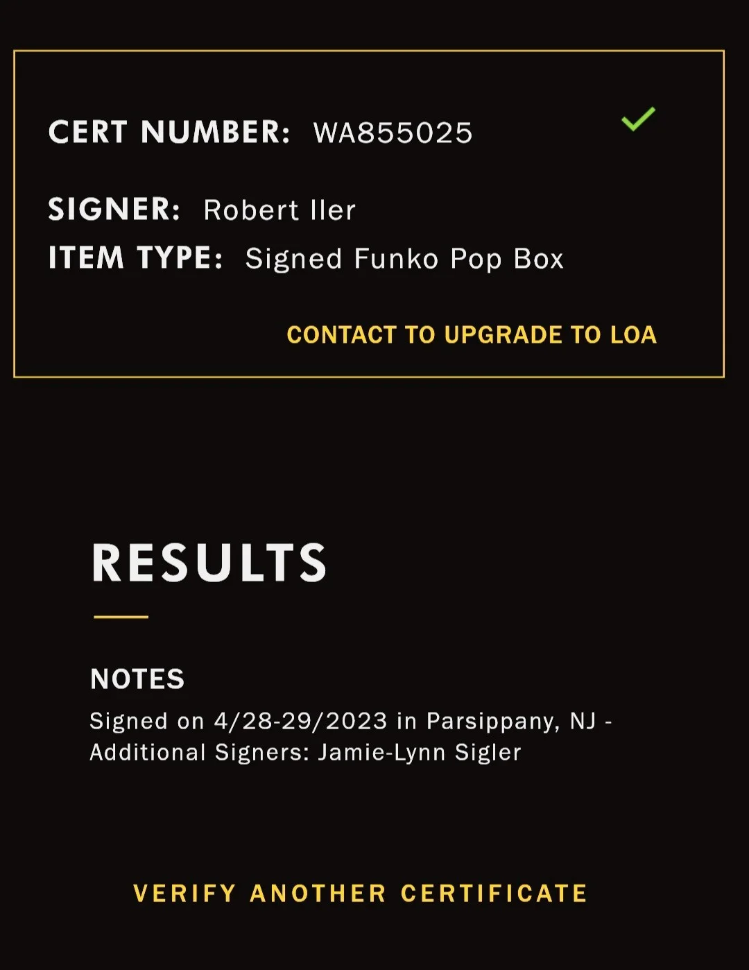 Robert Iler — Robert Iler & Jamie-Lynn Sigler Autograph Signed Tony Soprano Funko Pop 1291 JSA, изображение 3