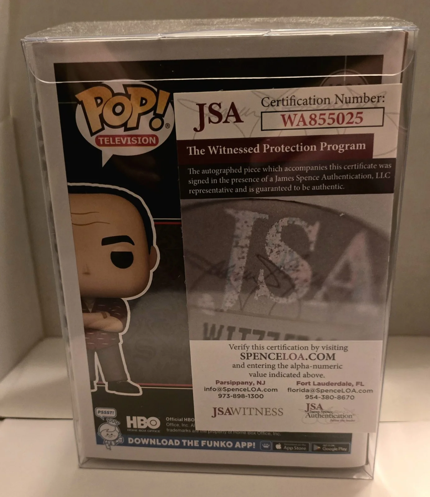 Robert Iler — Robert Iler & Jamie-Lynn Sigler Autograph Signed Tony Soprano Funko Pop 1291 JSA, изображение 5