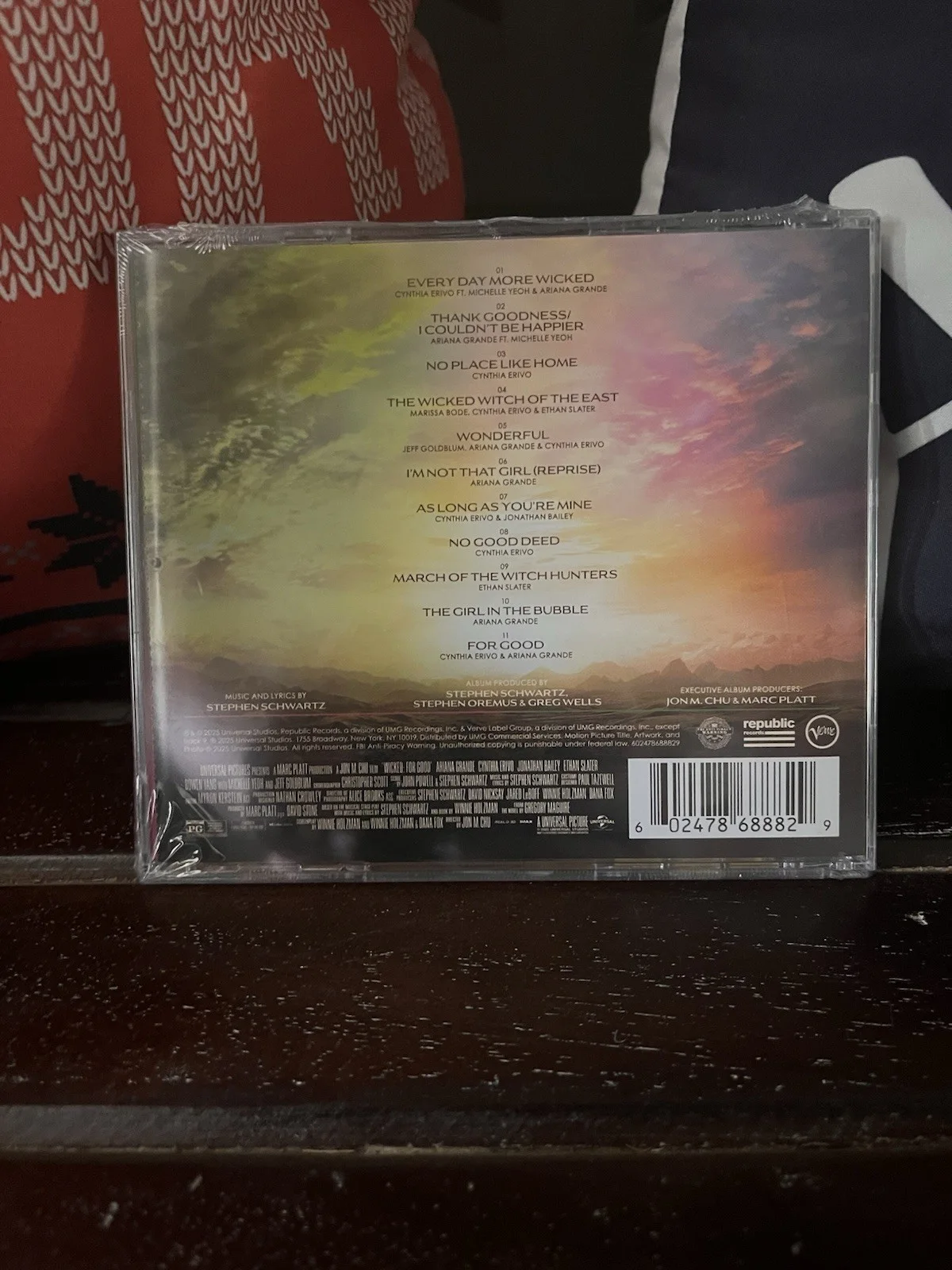 Wicked For Good Soundtrack SIGNED AUTOGRAPHED CD Ariana Grande & Cynthia Erivo!, изображение 3
