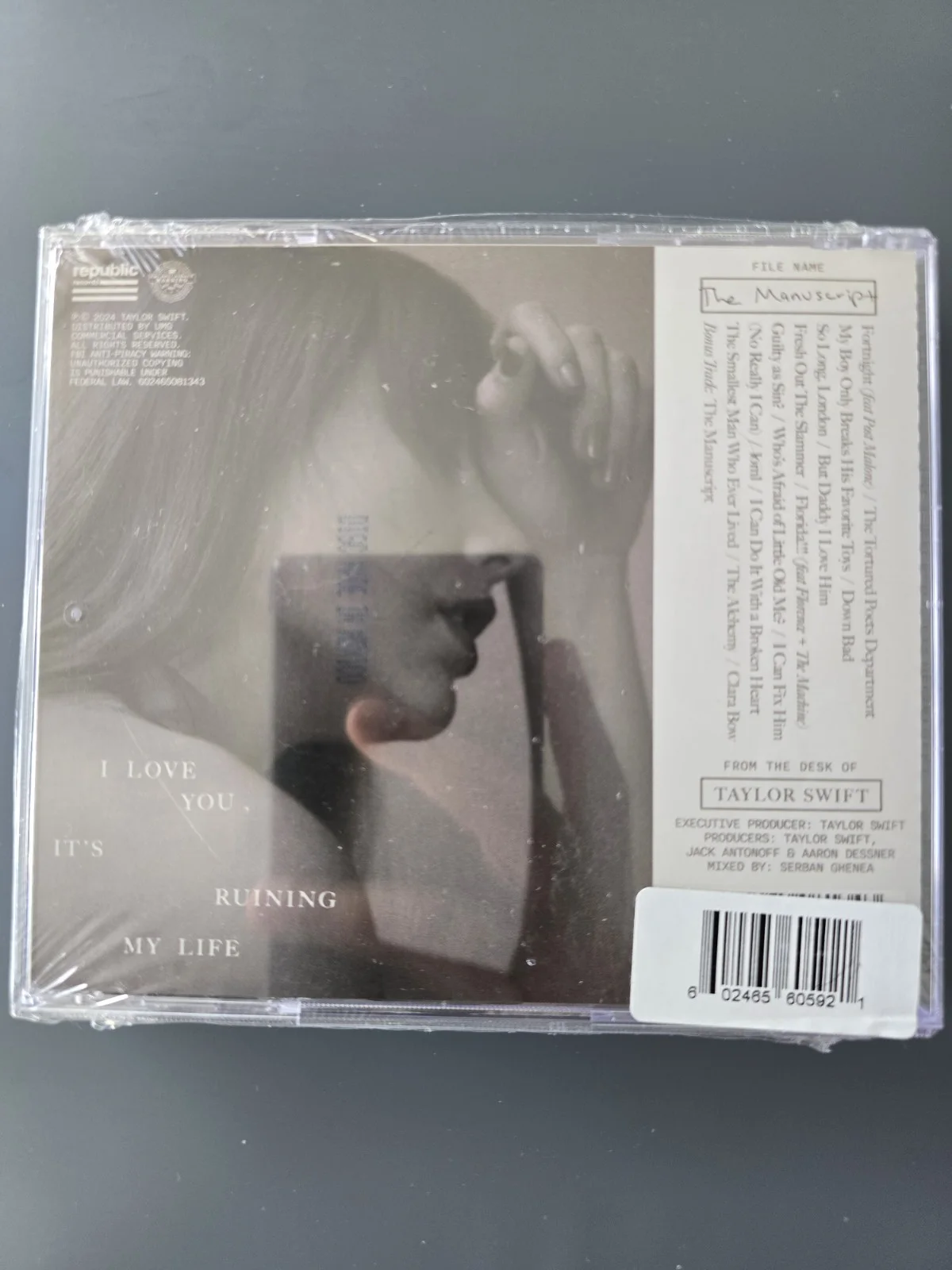 Taylor Swift The Tortured Poets Department CD SIGNED Insert TTPD NEW & SEALED, изображение 3