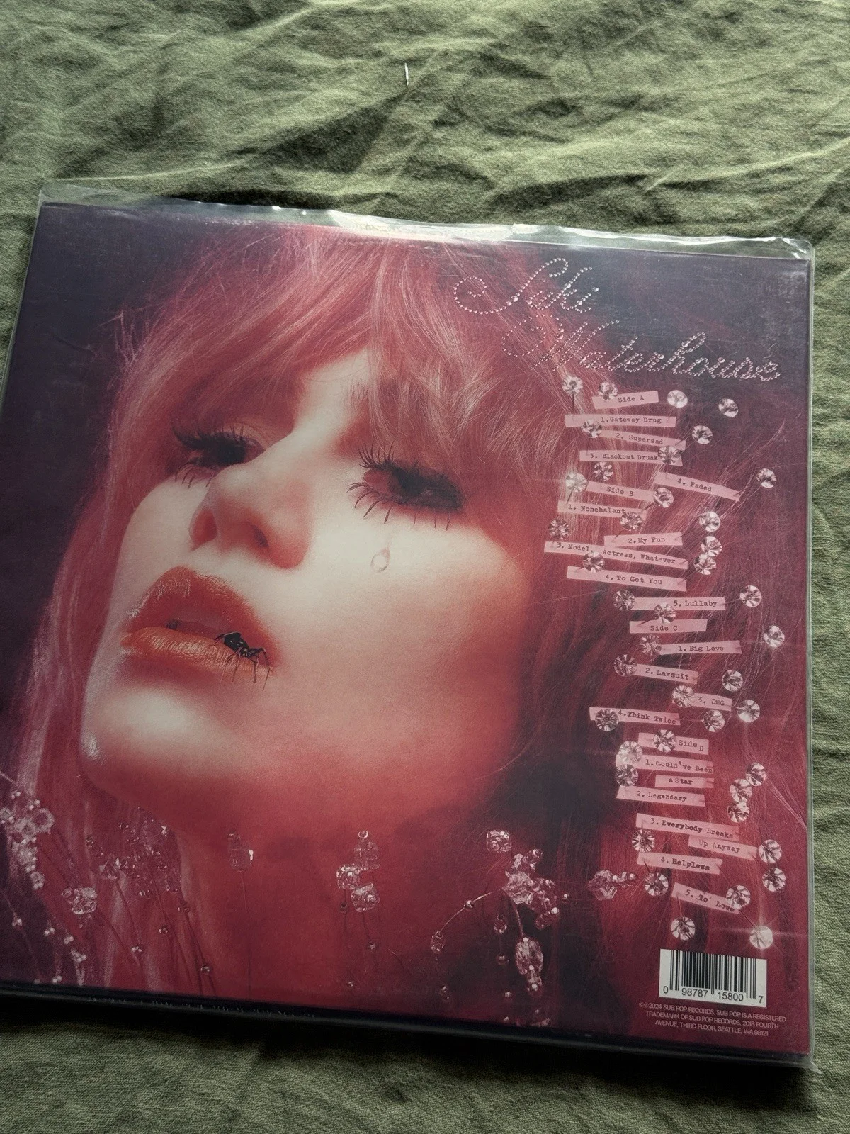 Suki Waterhouse Signed Autograph Album Vinyl Record Memoir Of A Sparklemuff, изображение 3