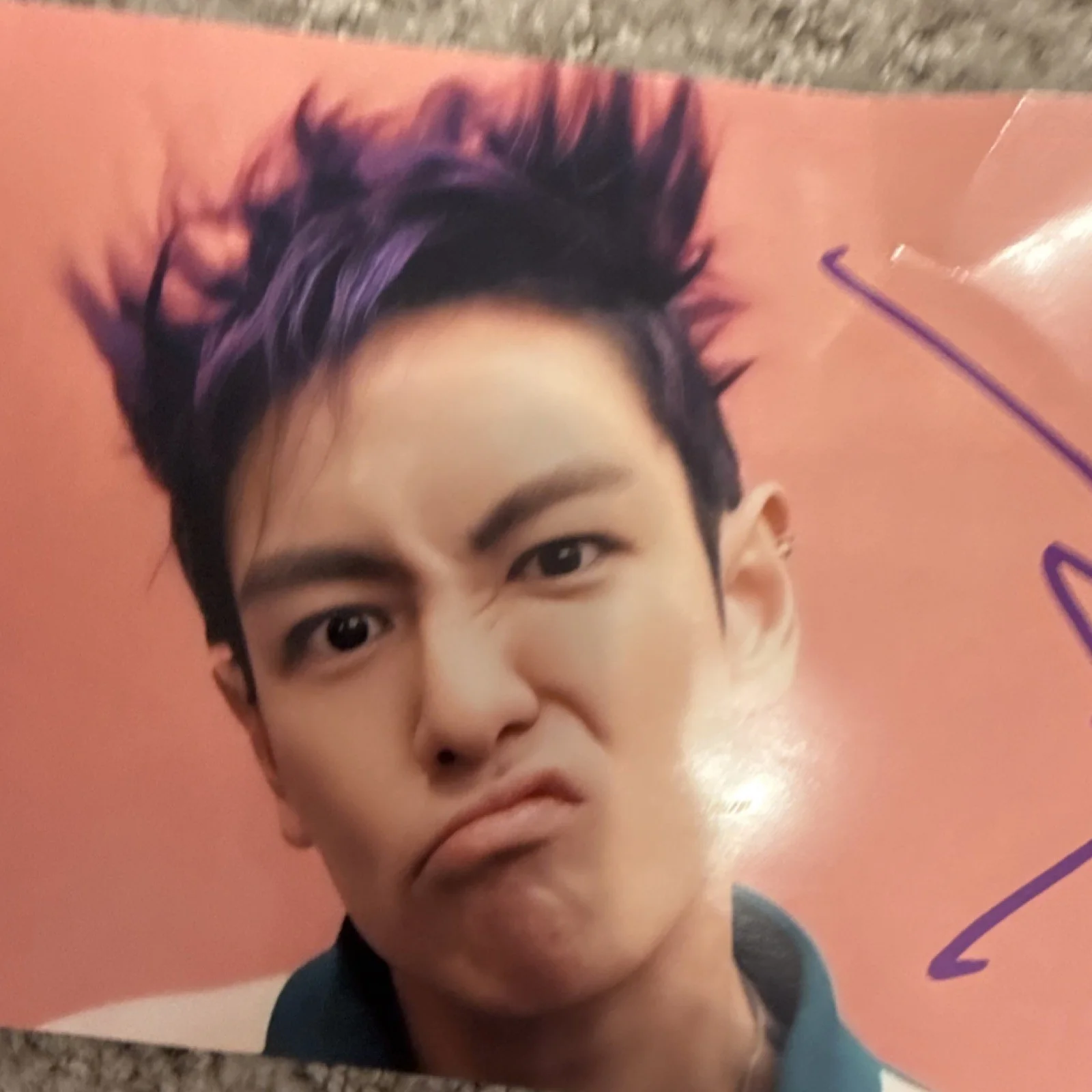 Original Signed Autographed Photo by TOP. Thanos from squid games signed photo., изображение 4