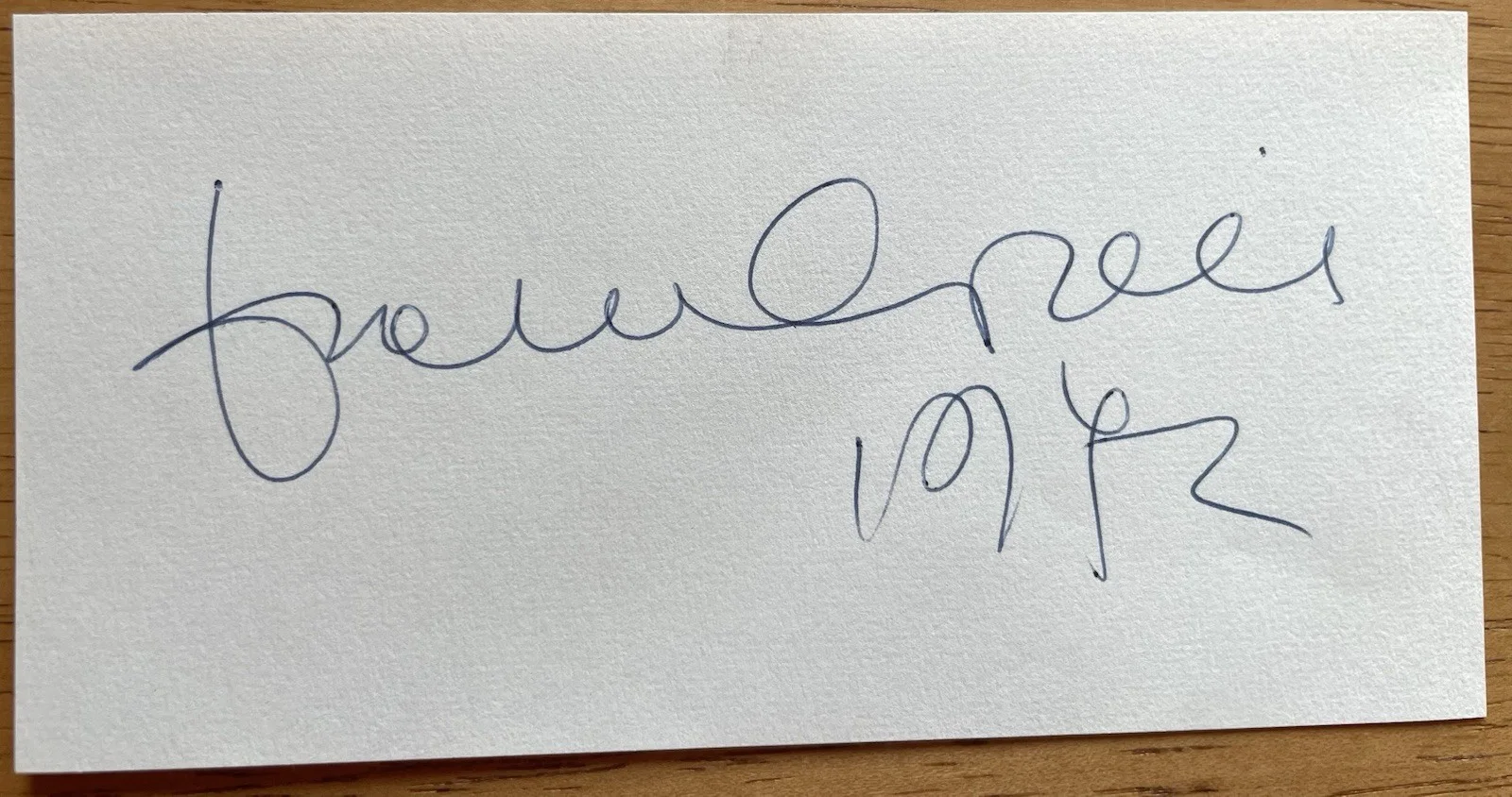 Italian Opera Tenor Franco Corelli Autograph, image 2