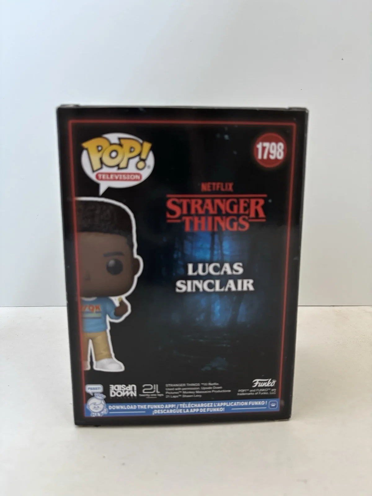 Caleb McLaughlin — Caleb McLaughlin Signed Stranger Things Lucas Funko Pop 1798 Autograph SWAU, изображение 3