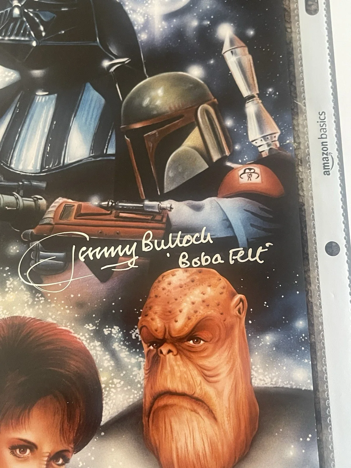BAS COA LOA STAR WARS 7X SIGNED PROWSE KOENIG ETC 11x14 PHOTO BECKETT, изображение 5