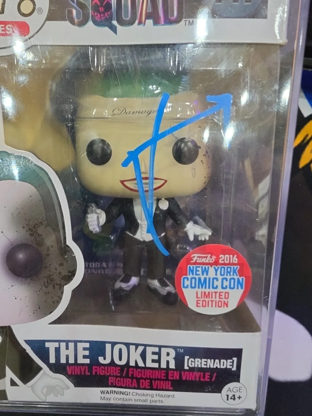 JARED LETO — JARED LETO SIGNED FUNKO POP #147 The Joker SUICIDE SQUAD JSA CERTIFIED NYCC LE, image 2
