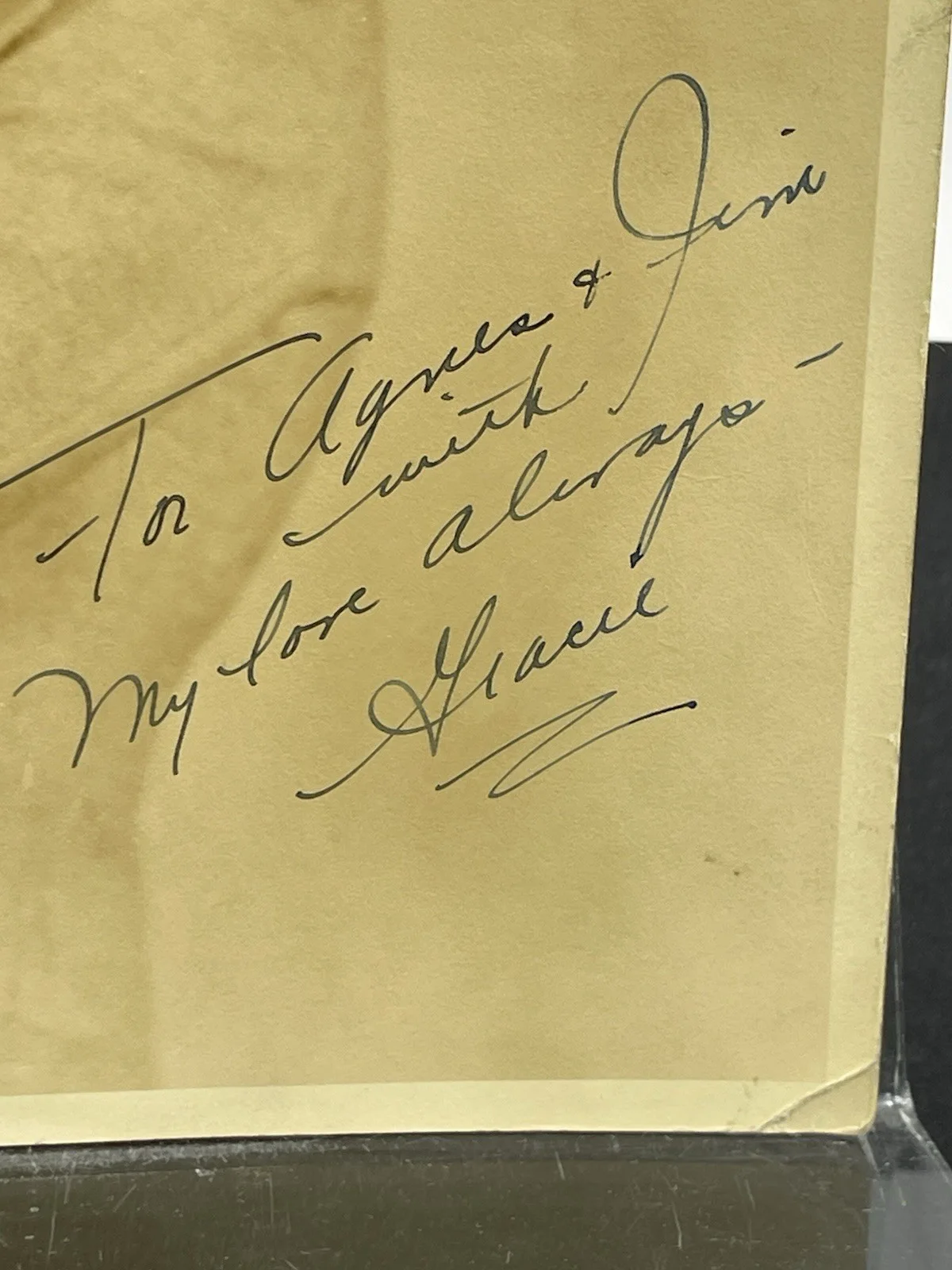 Gracie Allen — Gracie Allen ( Of George Burns Duo ) Hand Signed 8x10 Photograph Early Rare Vtg, изображение 2