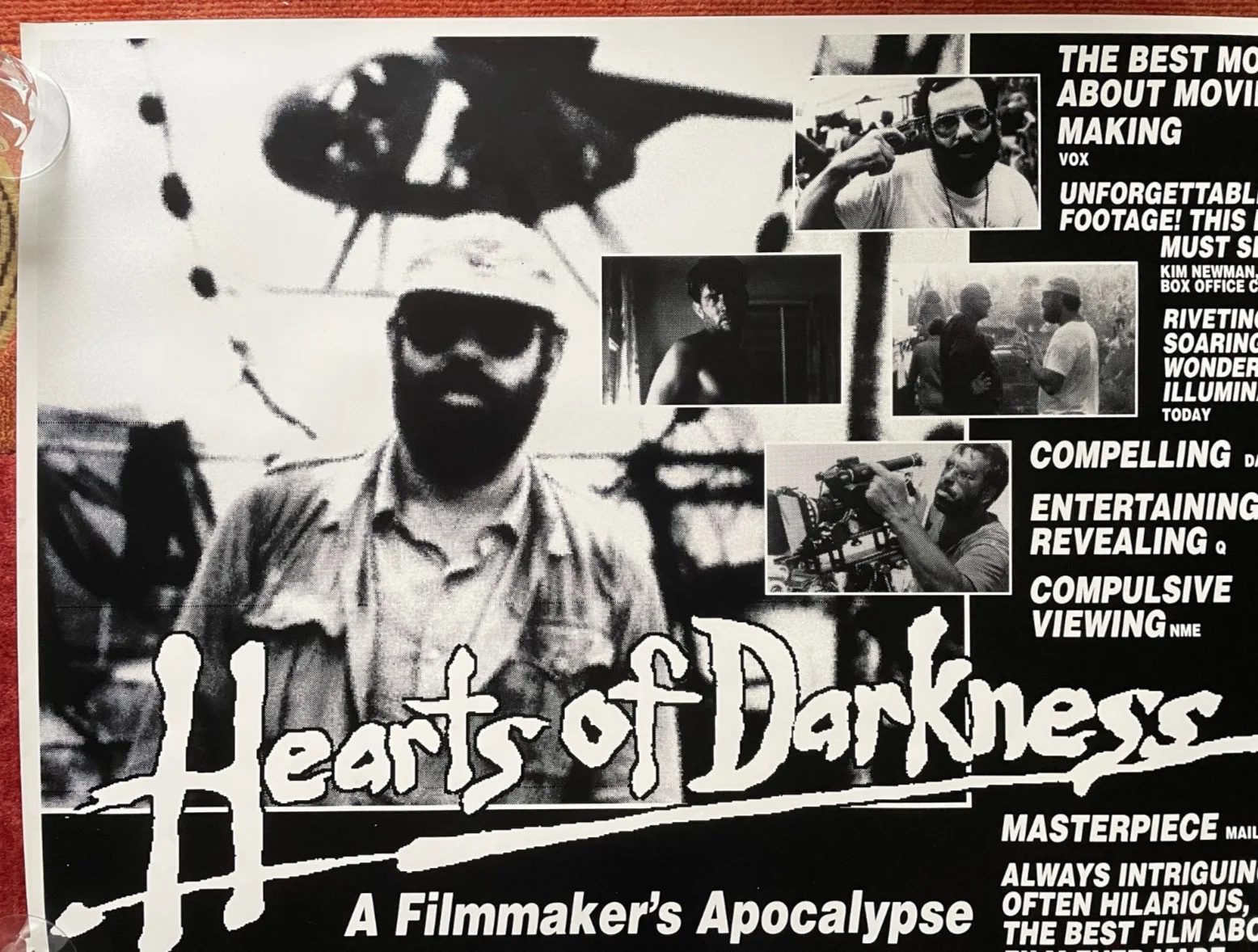 HEARTS OF DARKNESS (1991) Original UK Quad Movie Poster VERY RARE, изображение 2
