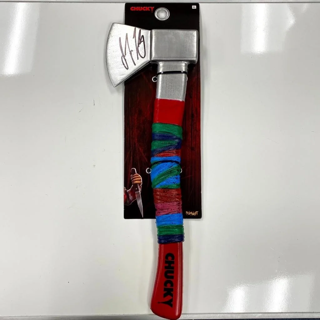 Jennifer Tilly signed 20" Spirit Chucky Axe Child's Play Prop autograph ~ JSA, изображение 2