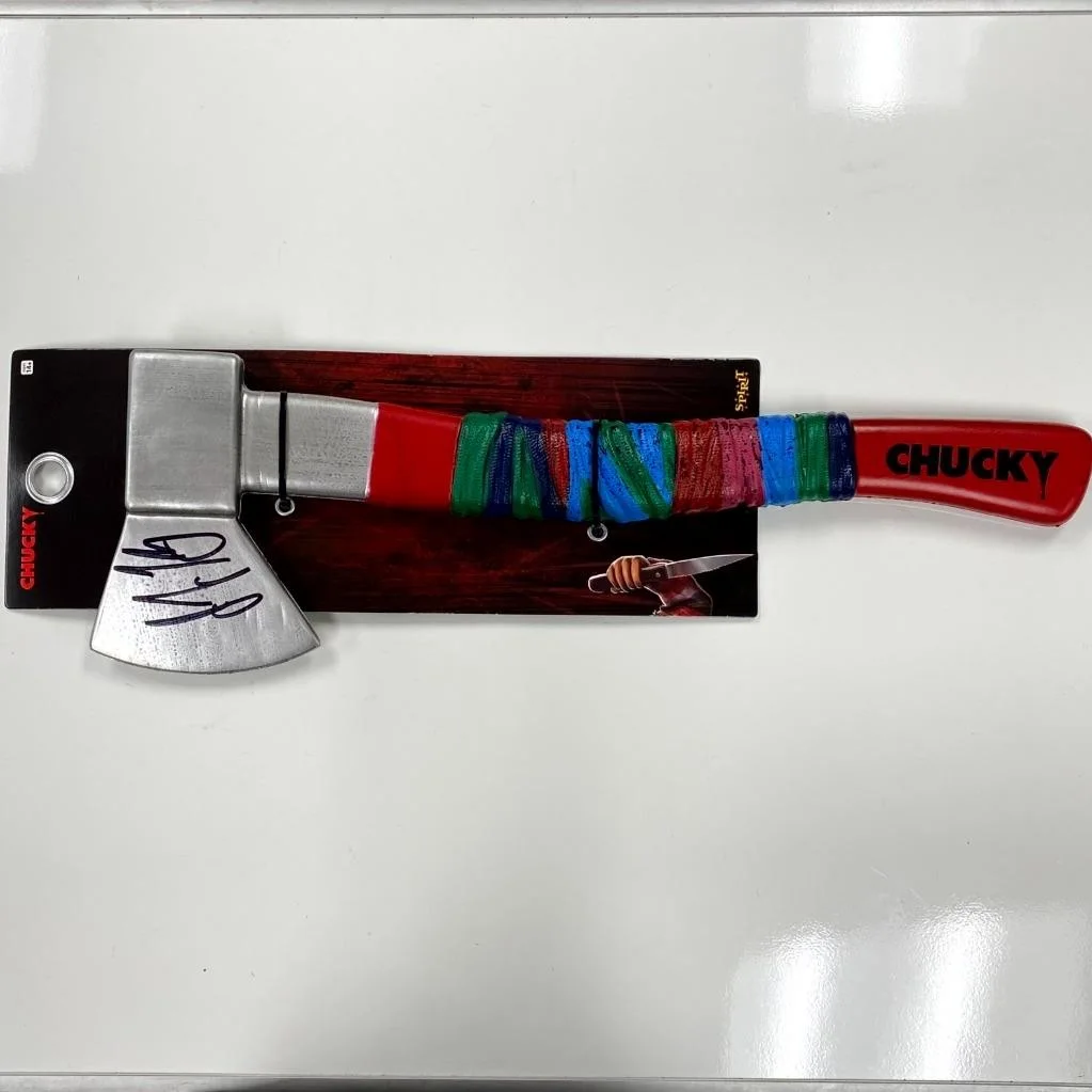 Jennifer Tilly signed 20" Spirit Chucky Axe Child's Play Prop autograph ~ JSA, изображение 3