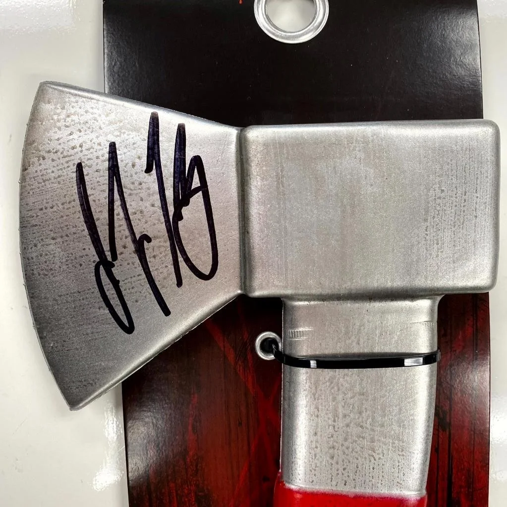 Jennifer Tilly signed 20" Spirit Chucky Axe Child's Play Prop autograph ~ JSA, изображение 4