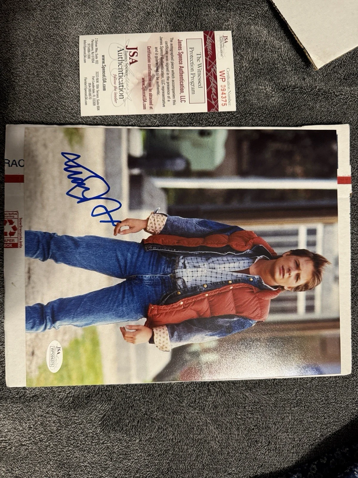 Michael J. Fox — Michael J Fox Signed JSA COA Autographed 8X10 Back To The Future Photo Auto, image 2