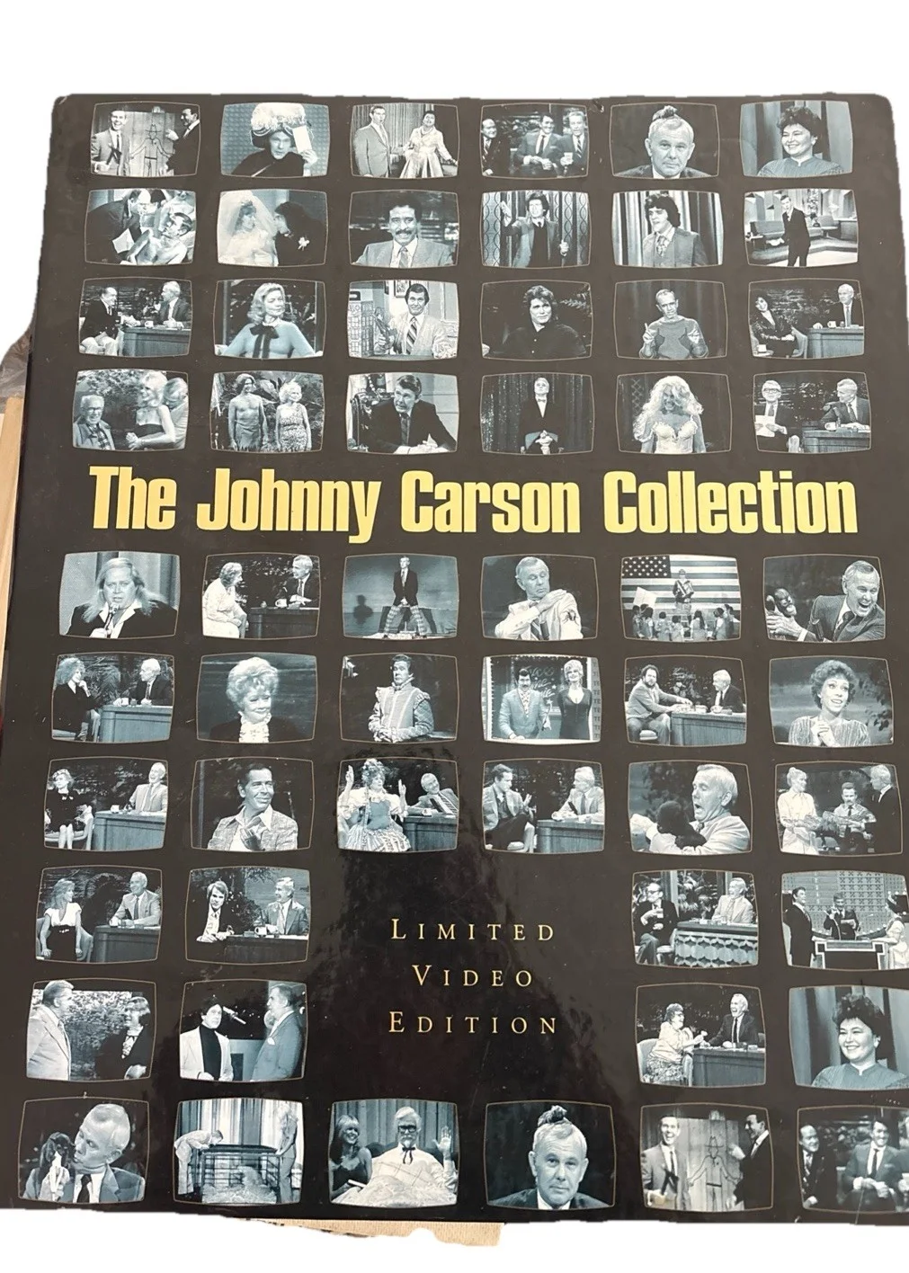 Johnny Carson — The Johnny Carson Collection 1992 VHS Tapes & Signed Lithograph by Al Hirschfeld