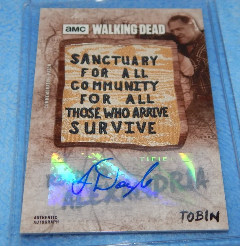 Jason Douglas — 2018 Topps Walking Dead Sanctuary Sign Card Jason Douglas Autograph AP-JDT 01/10