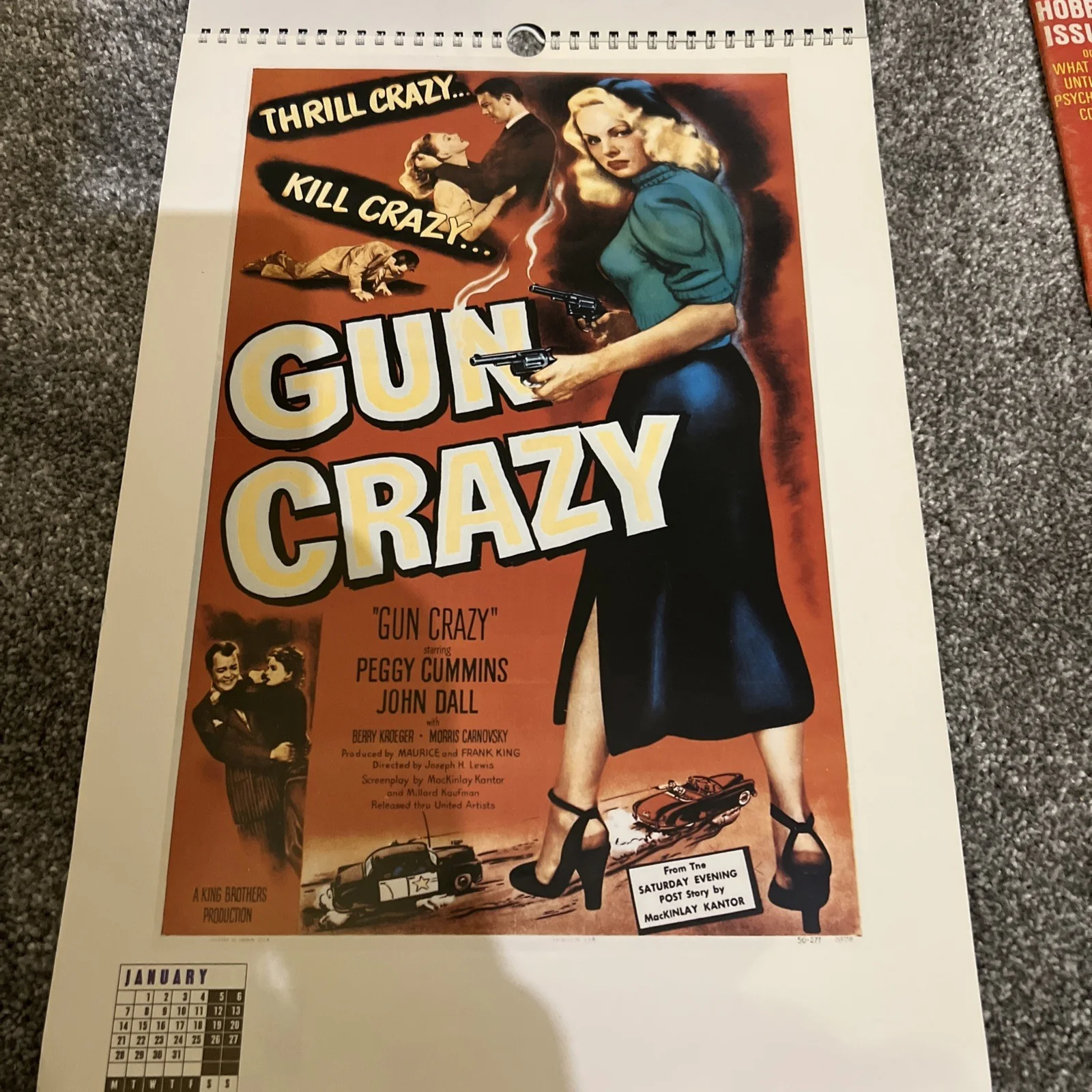 Classic Movie Posters A3 Calendar 1991 - Exclusive Collectors Edition, image 2