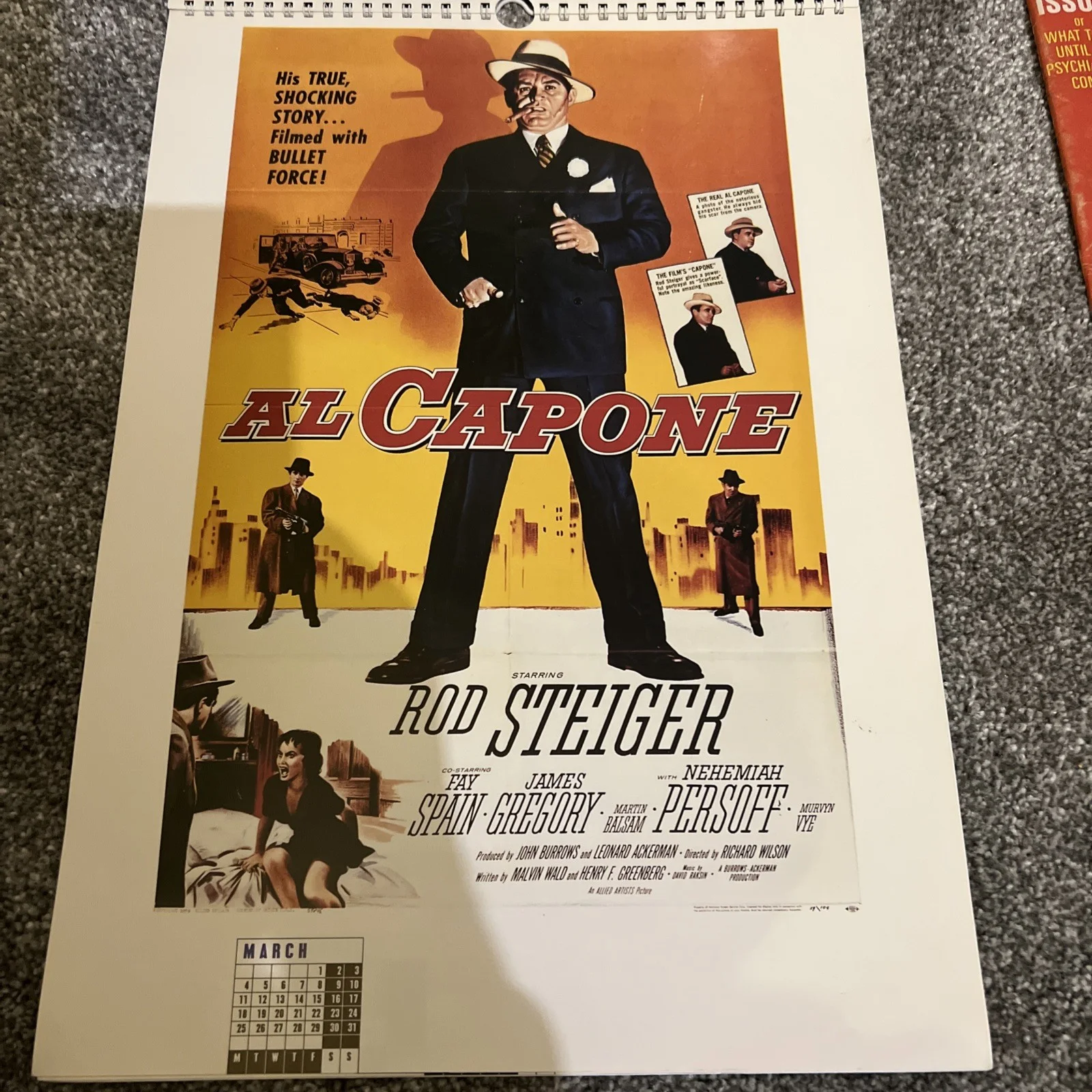 Classic Movie Posters A3 Calendar 1991 - Exclusive Collectors Edition, image 3