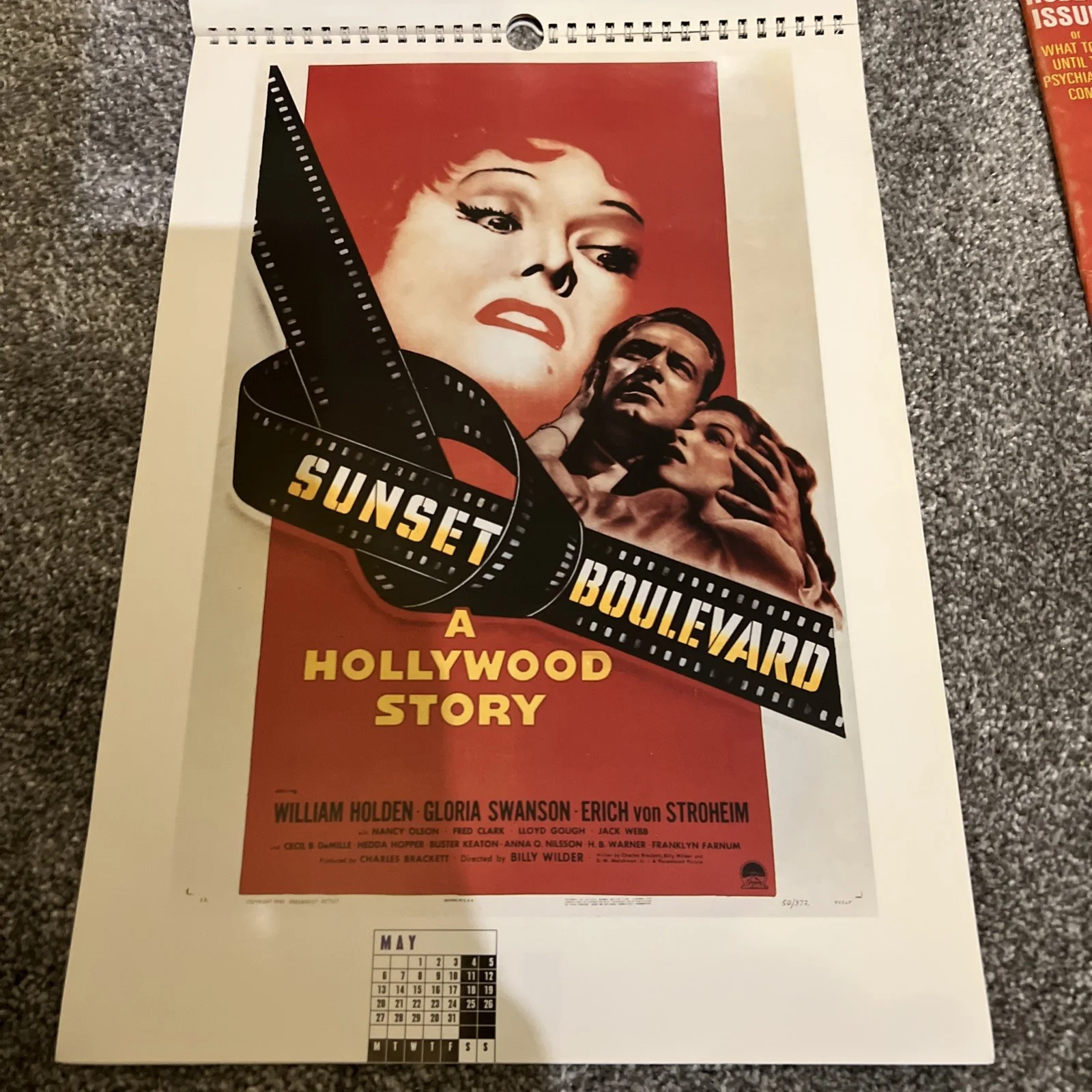 Classic Movie Posters A3 Calendar 1991 - Exclusive Collectors Edition, image 5