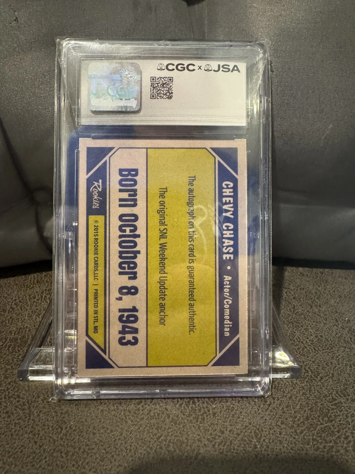 Chevy Chase — Chevy Chase Signed Autographed SNL Saturday Night Live Custom Card JSA CGC 🔥, изображение 2