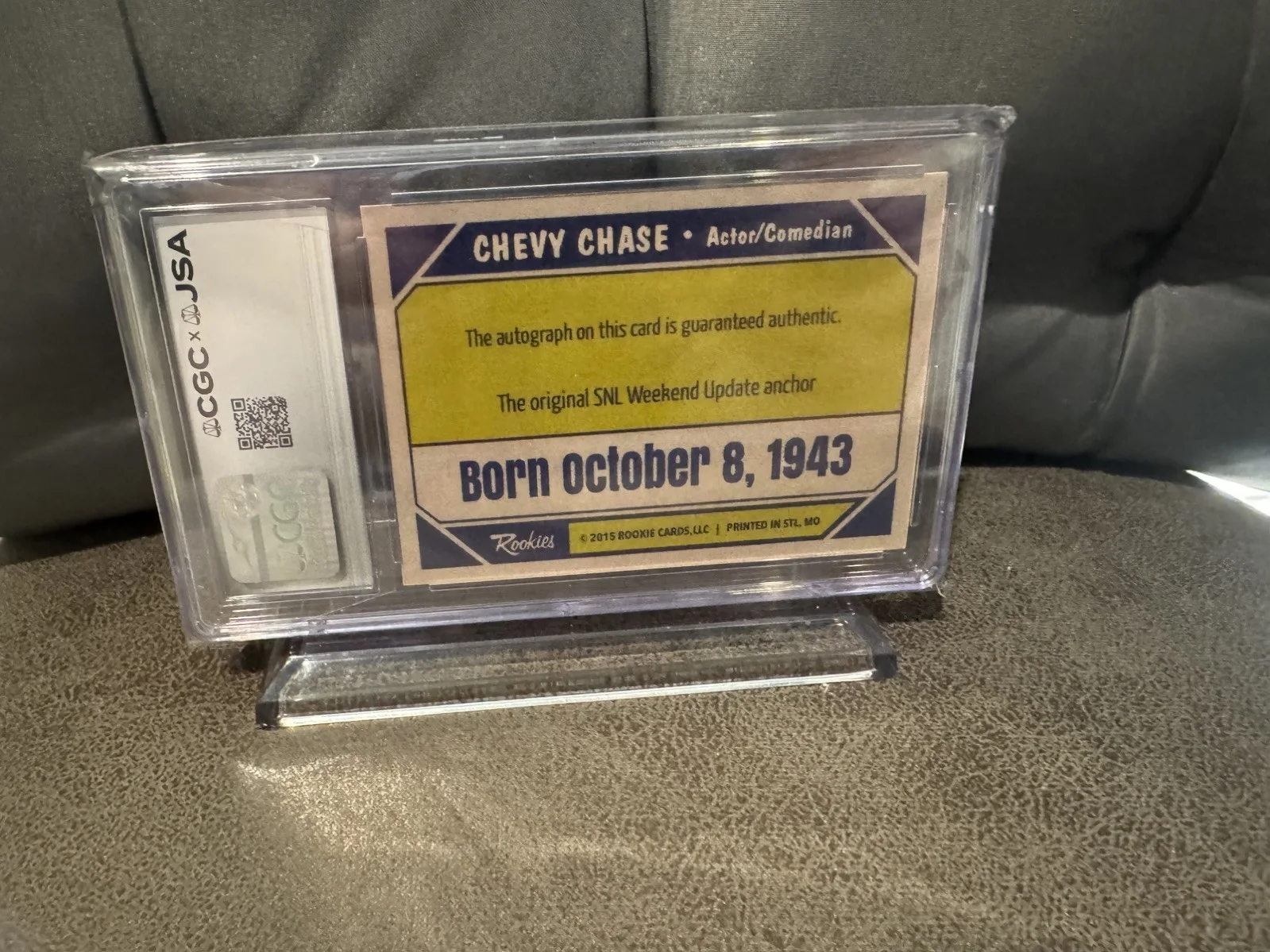 Chevy Chase — Chevy Chase Signed Autographed SNL Saturday Night Live Custom Card JSA CGC 🔥, изображение 3