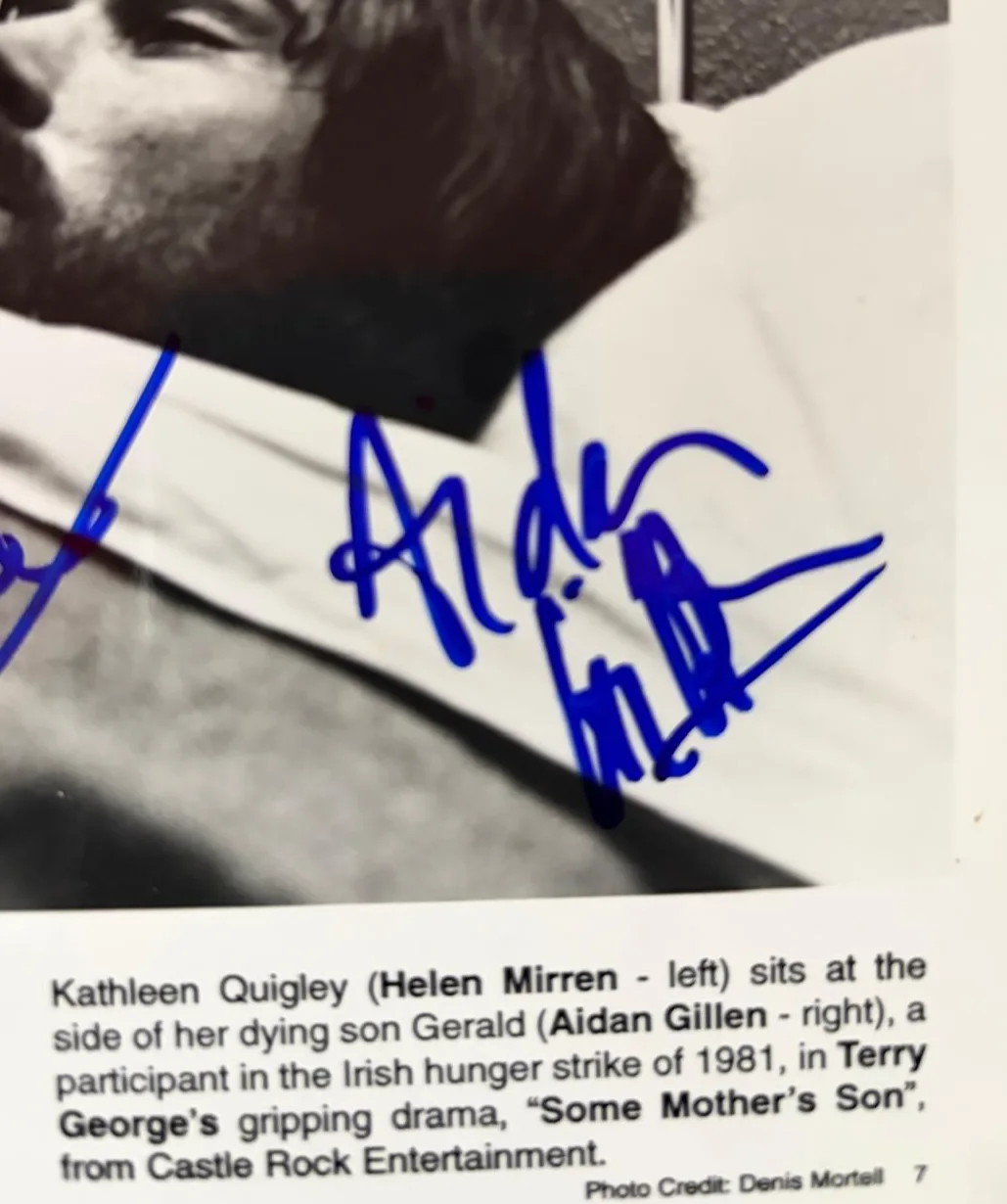 Aidan Gillen, Helen Mirren — AIDAN GILLEN & HELEN MIRREN SIGNED AUTOGRAPHED 8X10 PHOTO SOME MOTHERS SON PSA, изображение 4