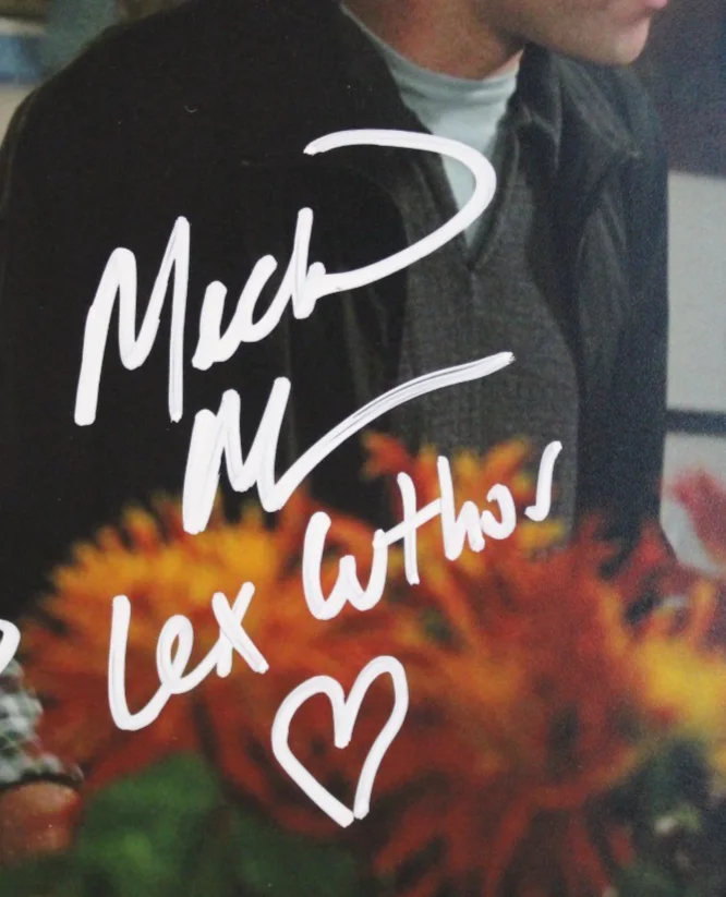 Tom Welling Michael Rosenbaum John Schneider — Tom Welling Michael Rosenbaum John Schneider Triple Signed 11x14 Photo Smallvill, image 3