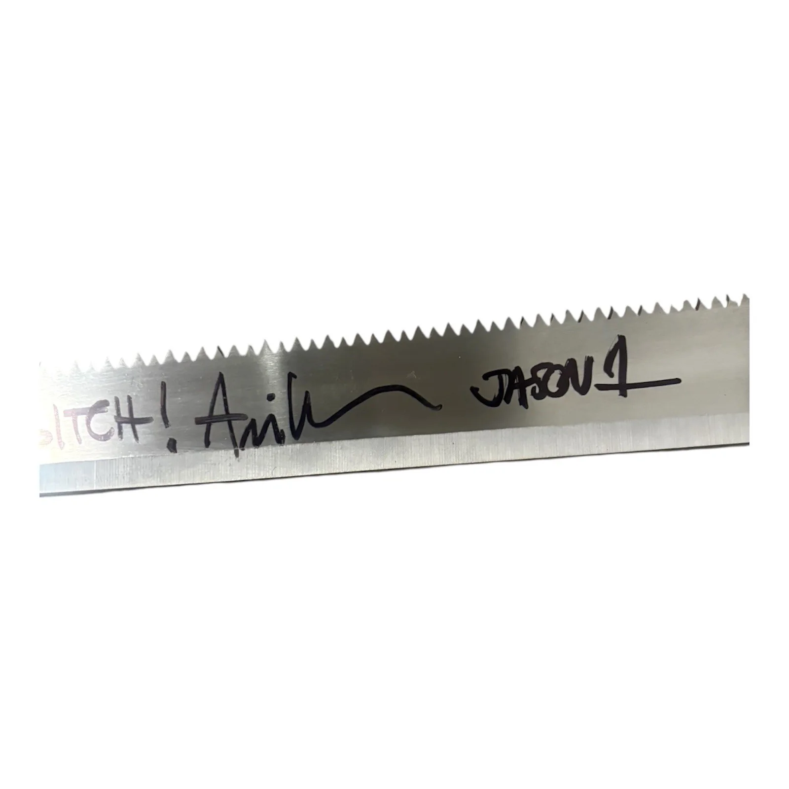 Ari Lehman — Ari Lehman Signed Machete W/ Inscription. Friday The 13th Jason Beckett BAS COA, image 4