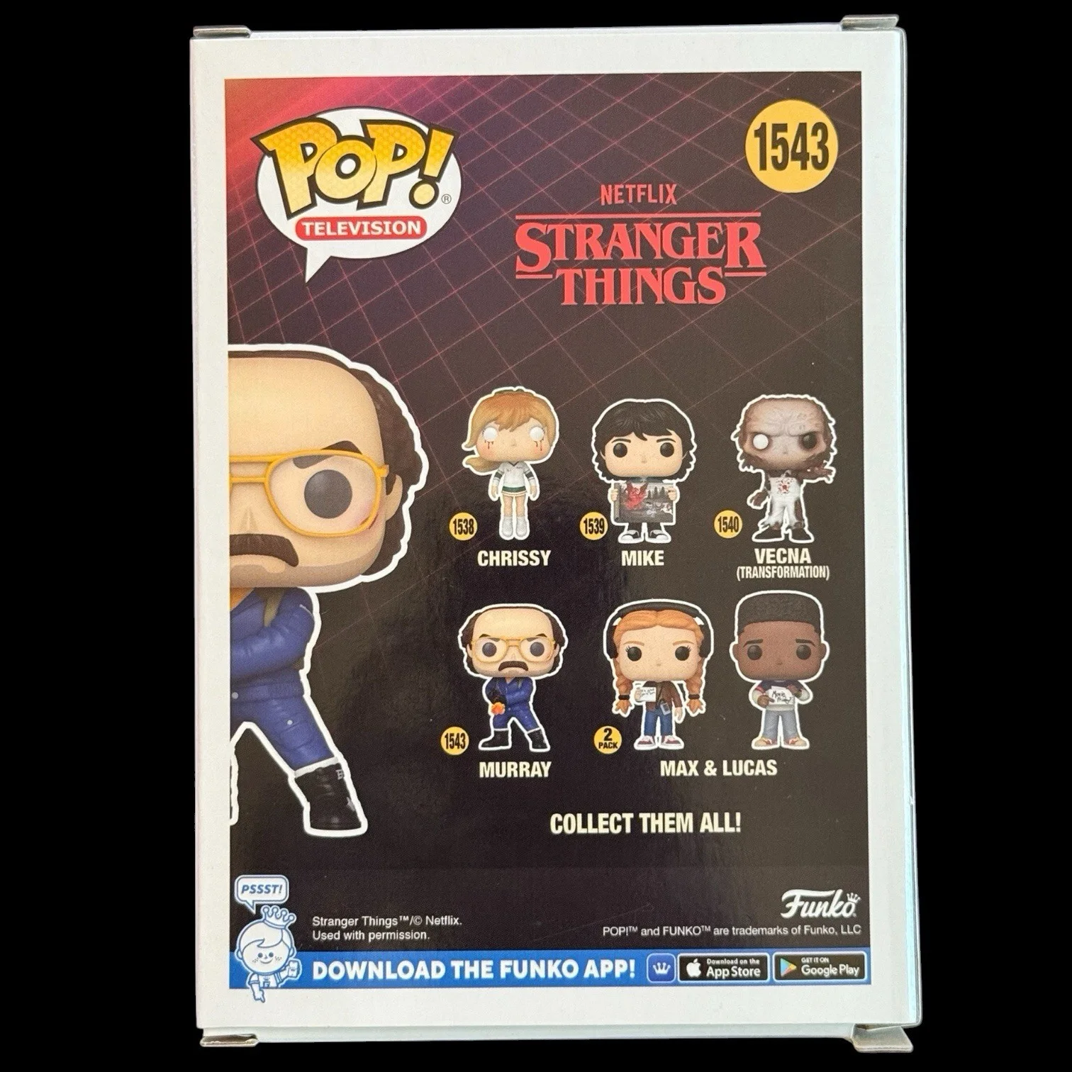 Brett Gelman Signed Murray Funko Pop #1543 BAS Beckett COA Auto Stranger Things, изображение 3
