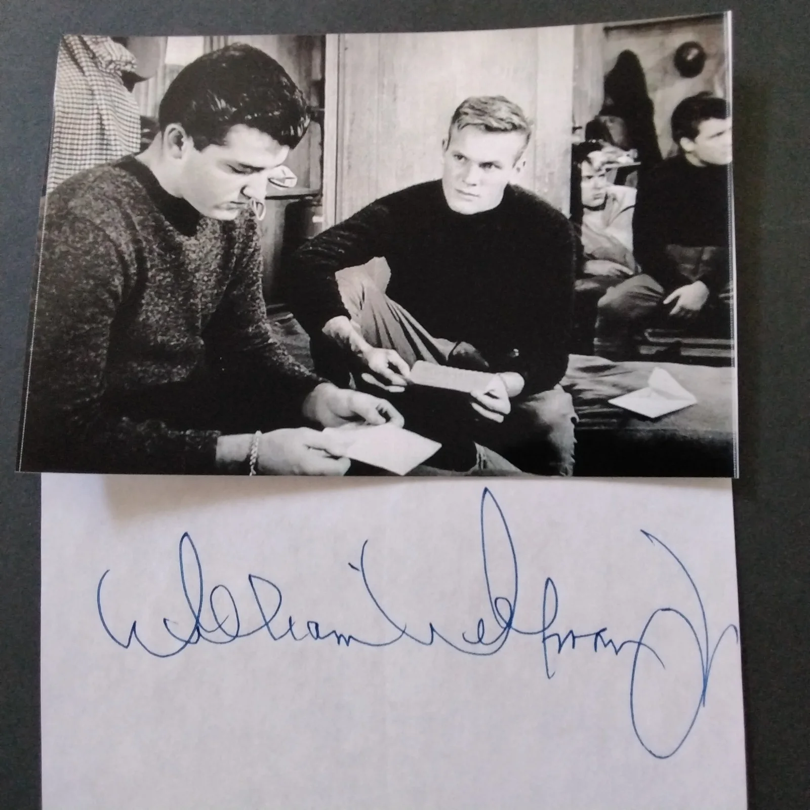 William Wellman Jr SIGNED Paper Photo TV Movie Actor Billy Jack Prodigal Planet, изображение 2