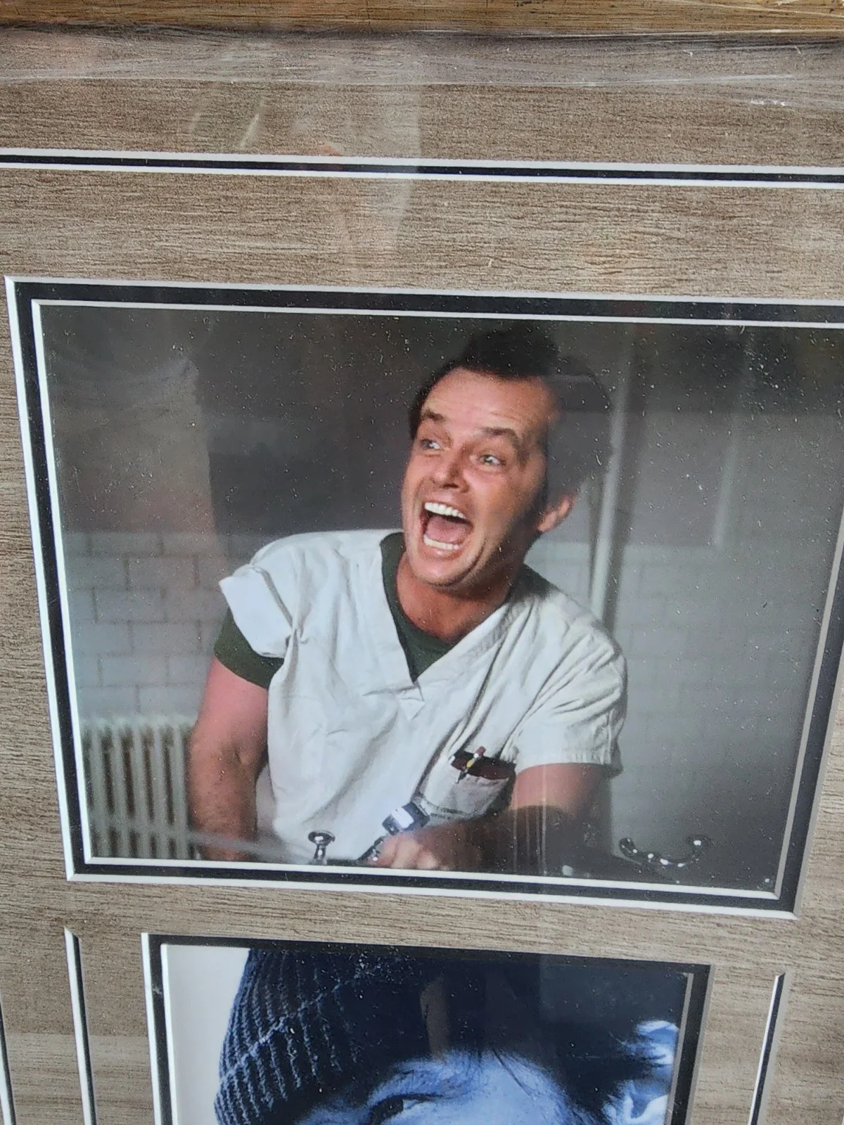 Jack nicholson signed black and white eight by ten photo Framed, image 3