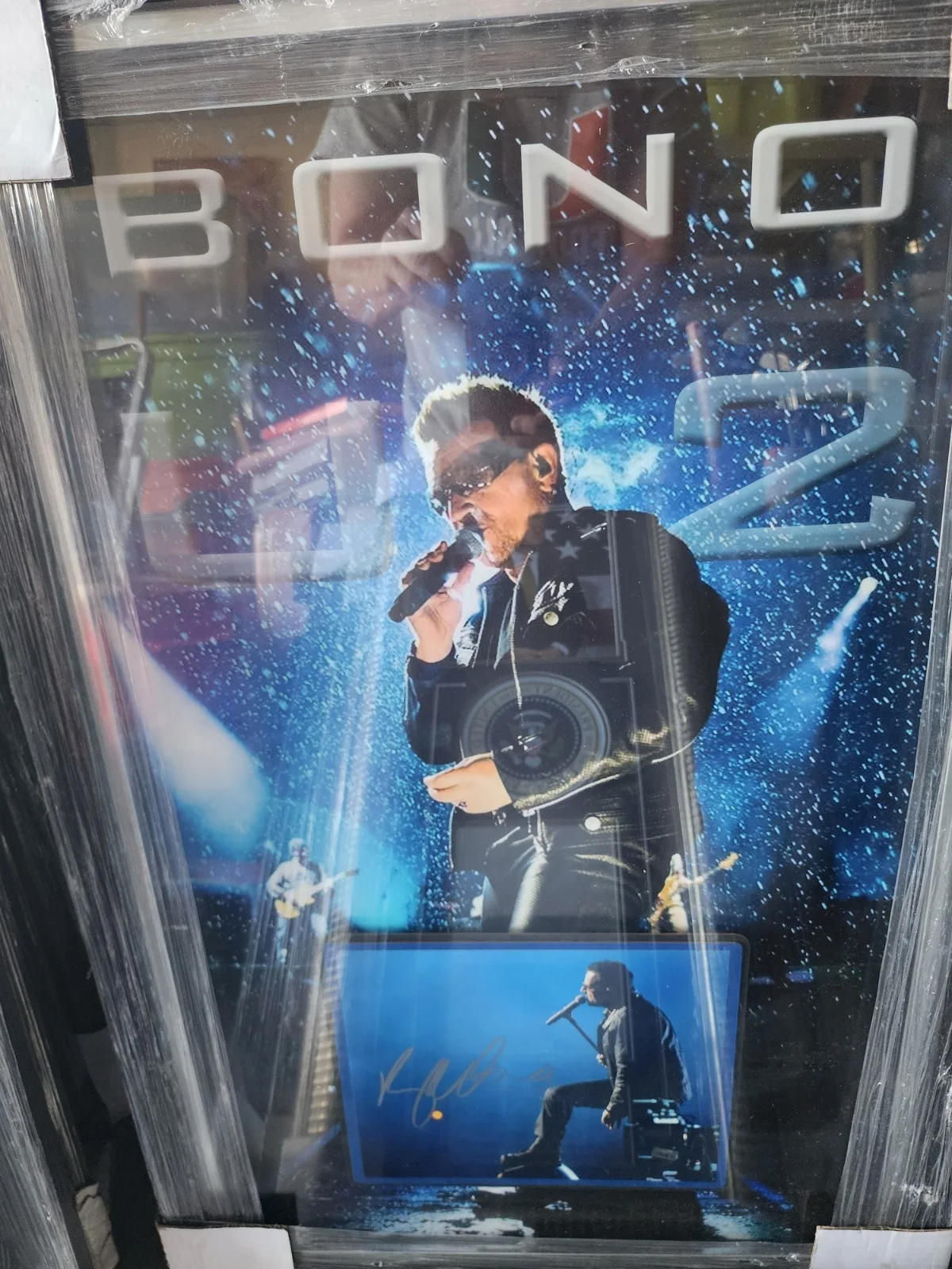 Bono Of U2 Signed 8 X 10 Color Photo Framed, image 3