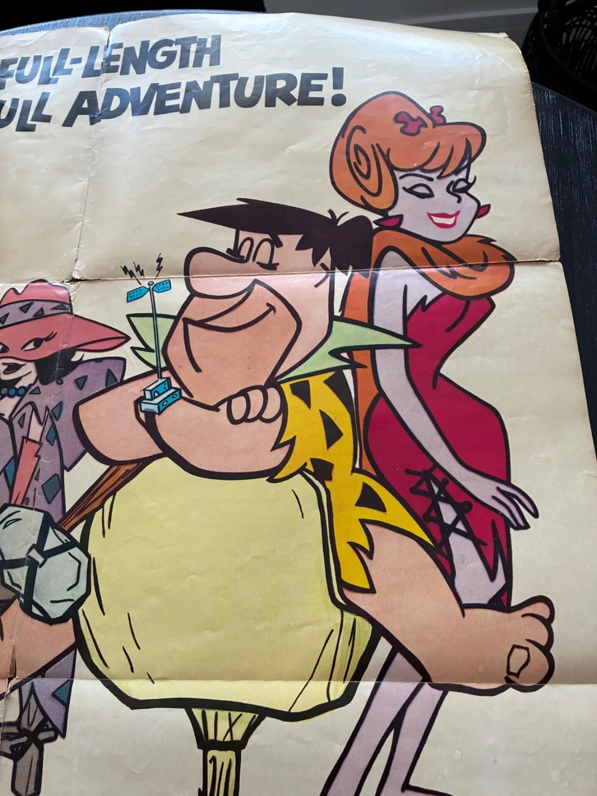 JAMES BOND SPOOF THE MAN CALLED FLINTSTONE ORIGINAL 1966 POSTER, image 3