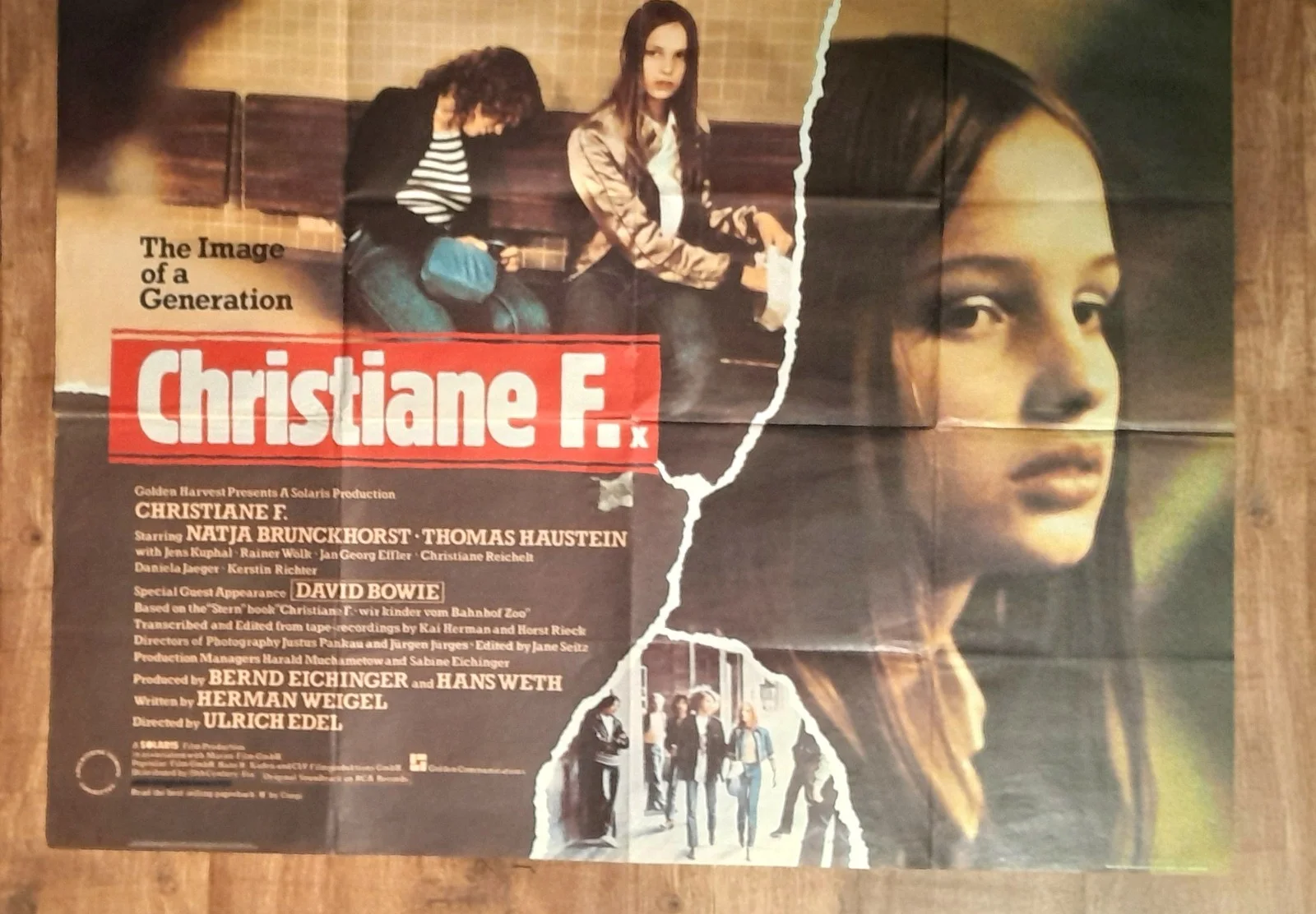 Christiana F. 1981 Quad Movie Poster, изображение 4