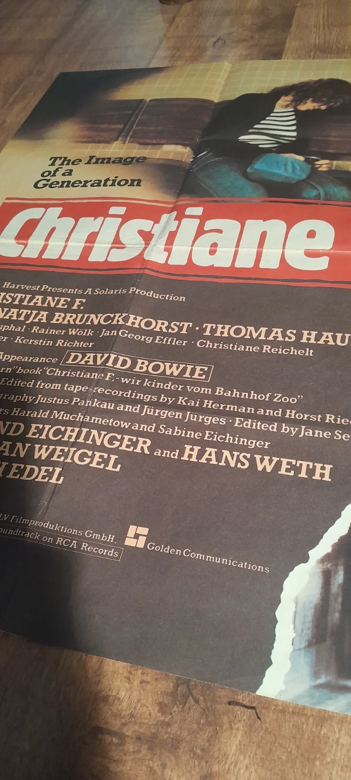 Christiana F. 1981 Quad Movie Poster, изображение 5