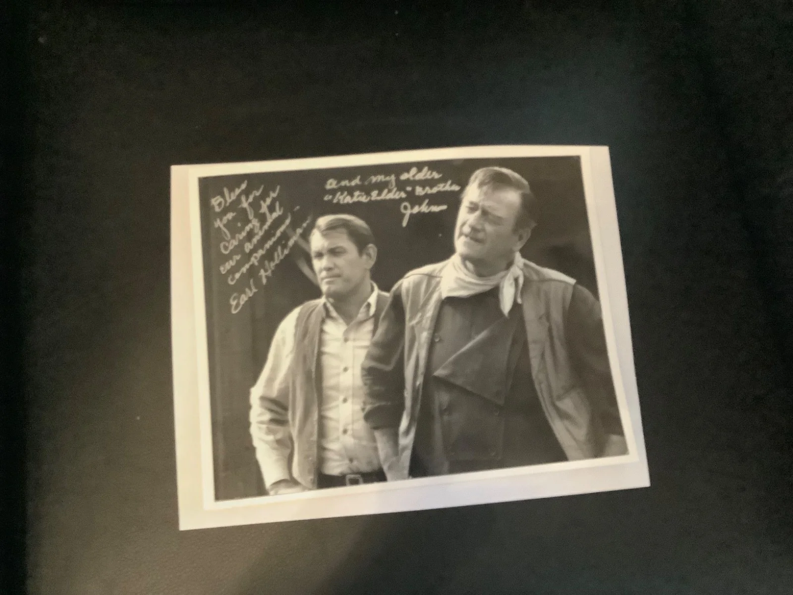 Esrl Holliman — Actor: Earl Holliman signed Photo With Message, image 2