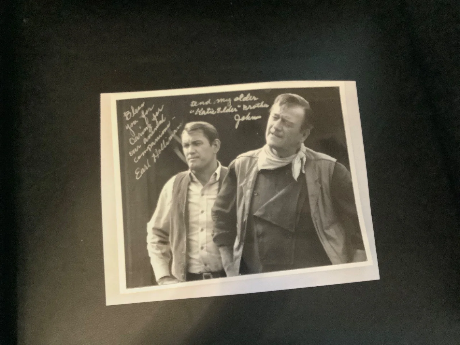 Esrl Holliman — Actor: Earl Holliman signed Photo With Message, image 3