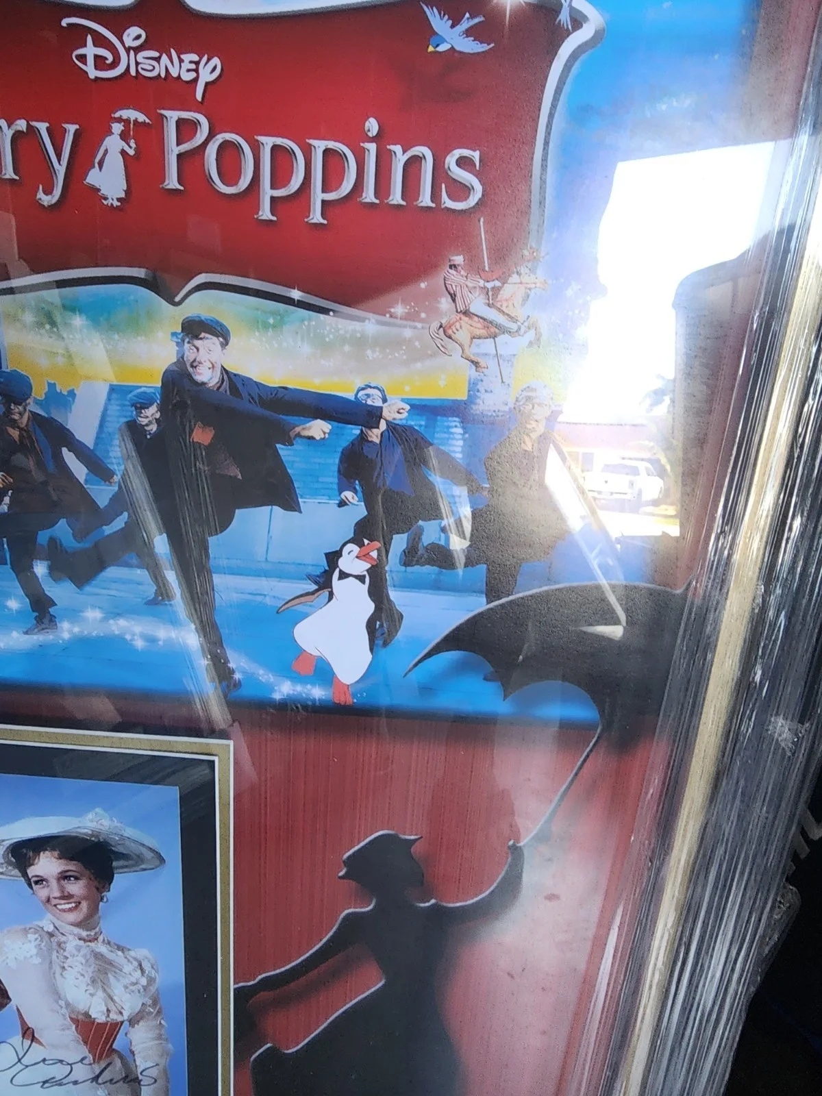 julie andrews and dick van dyke Dual Signed Mary poppins photo and poster., изображение 4