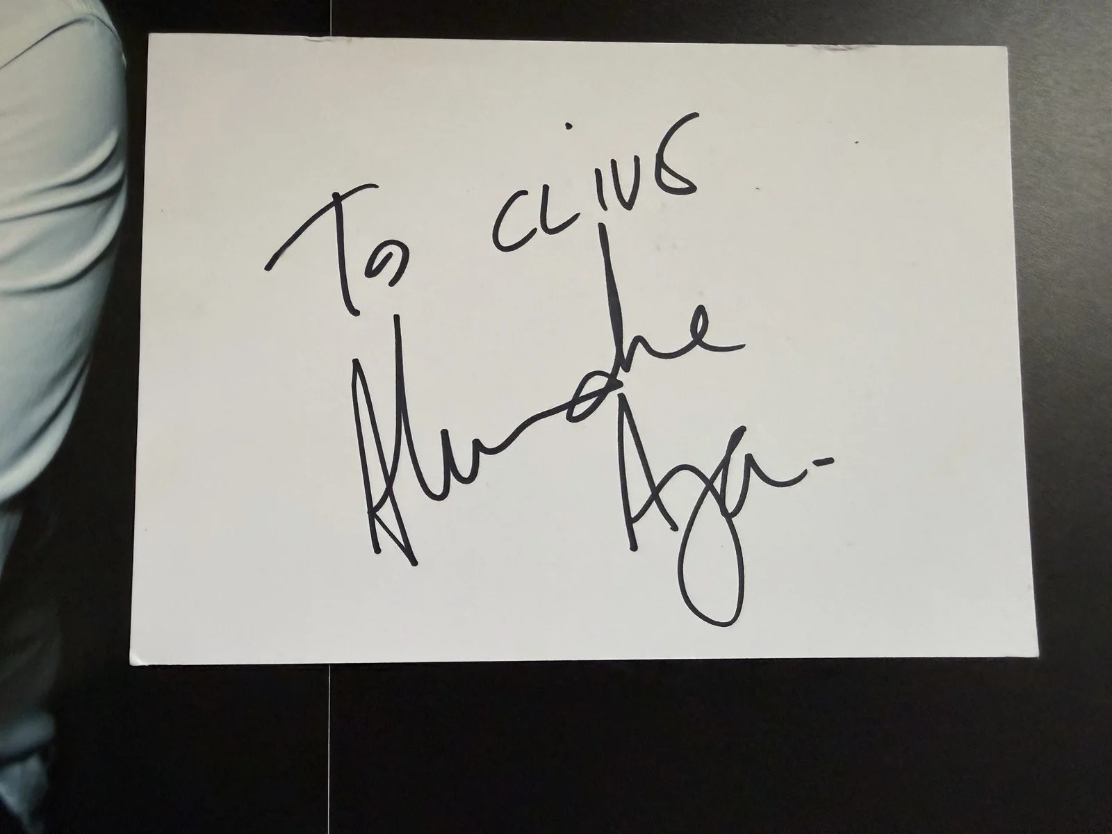 Alexandre Aja Signed Autograph 4x6 Card + 8x10 Photo Horror Director Crawl, image 2