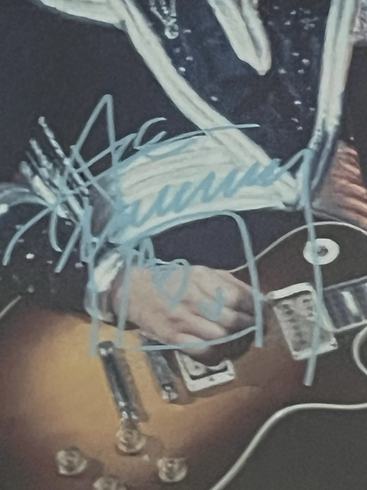 ACE FREHLEY Of KISS Autographed signed 8x11.5 photo Fully Framed, изображение 5