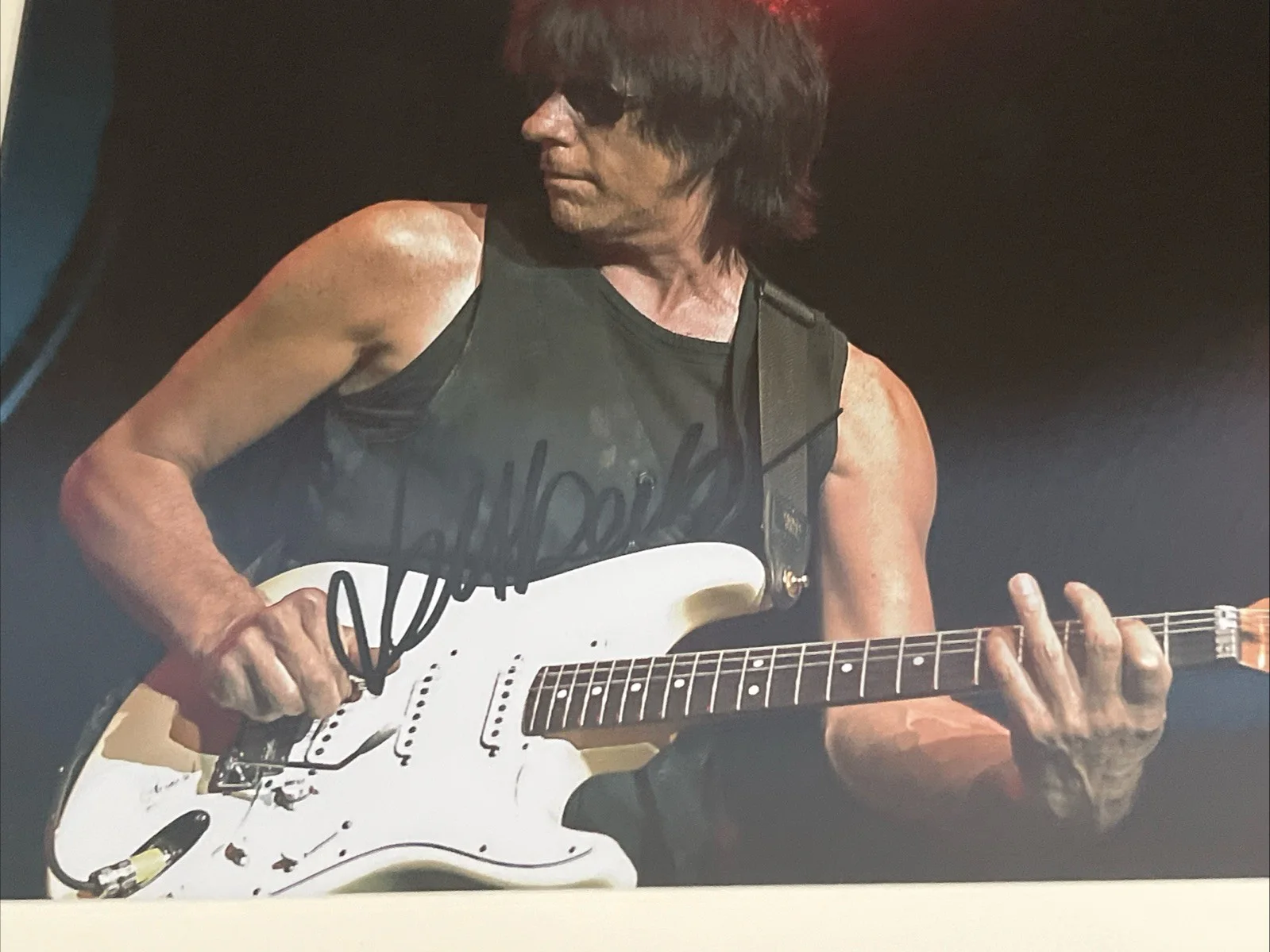 Jeff Beck Signed Autographed 8x11.5 Photo Fully Framed Rock Guitar Legend, изображение 5